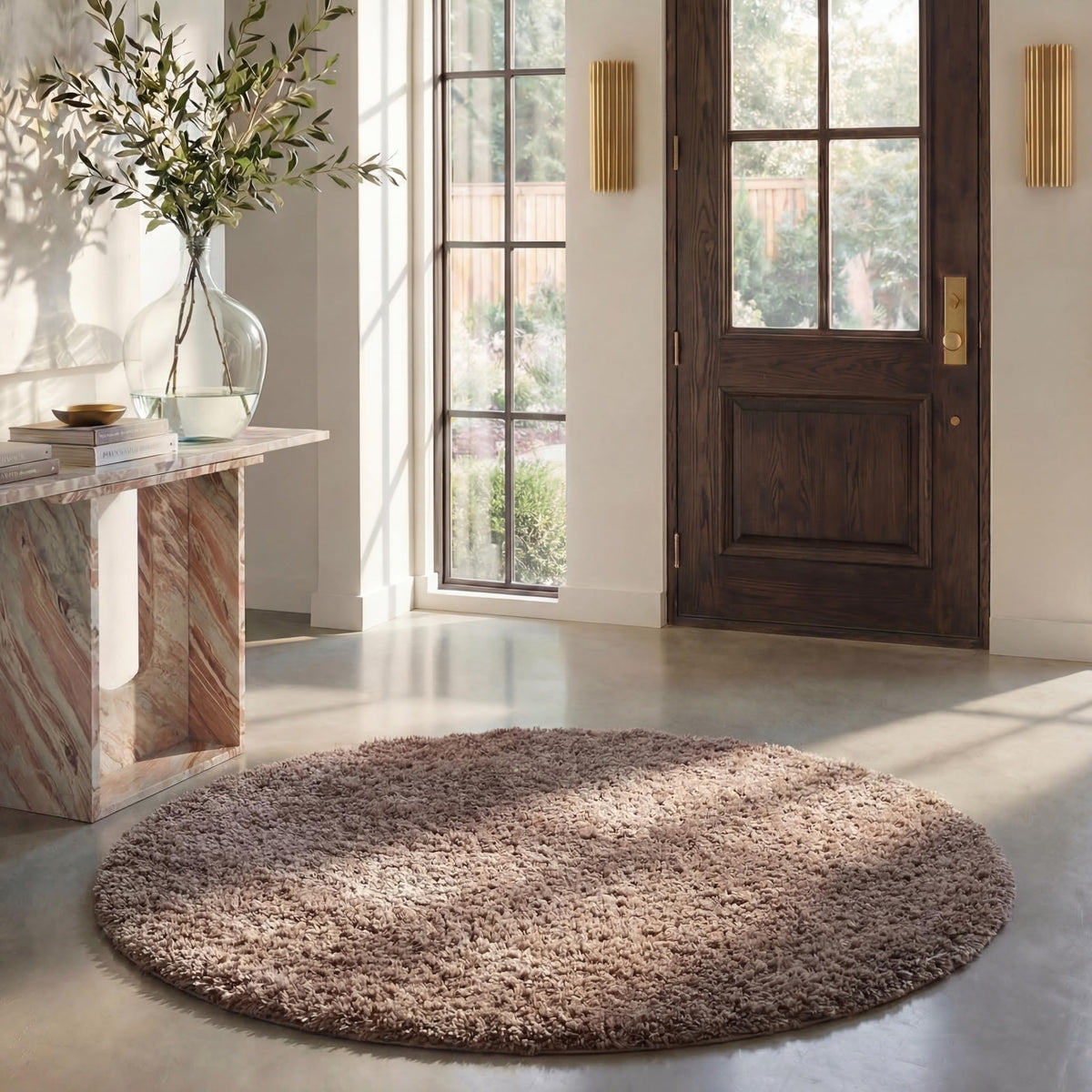 SAFAVIEH August Shag Rug 8'x10', Soft Plush Modern Ivory AUG900C