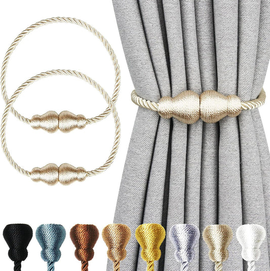 Magnetic Curtain Tiebacks Decorative Curtain Holders for Drapes Nieffeiy