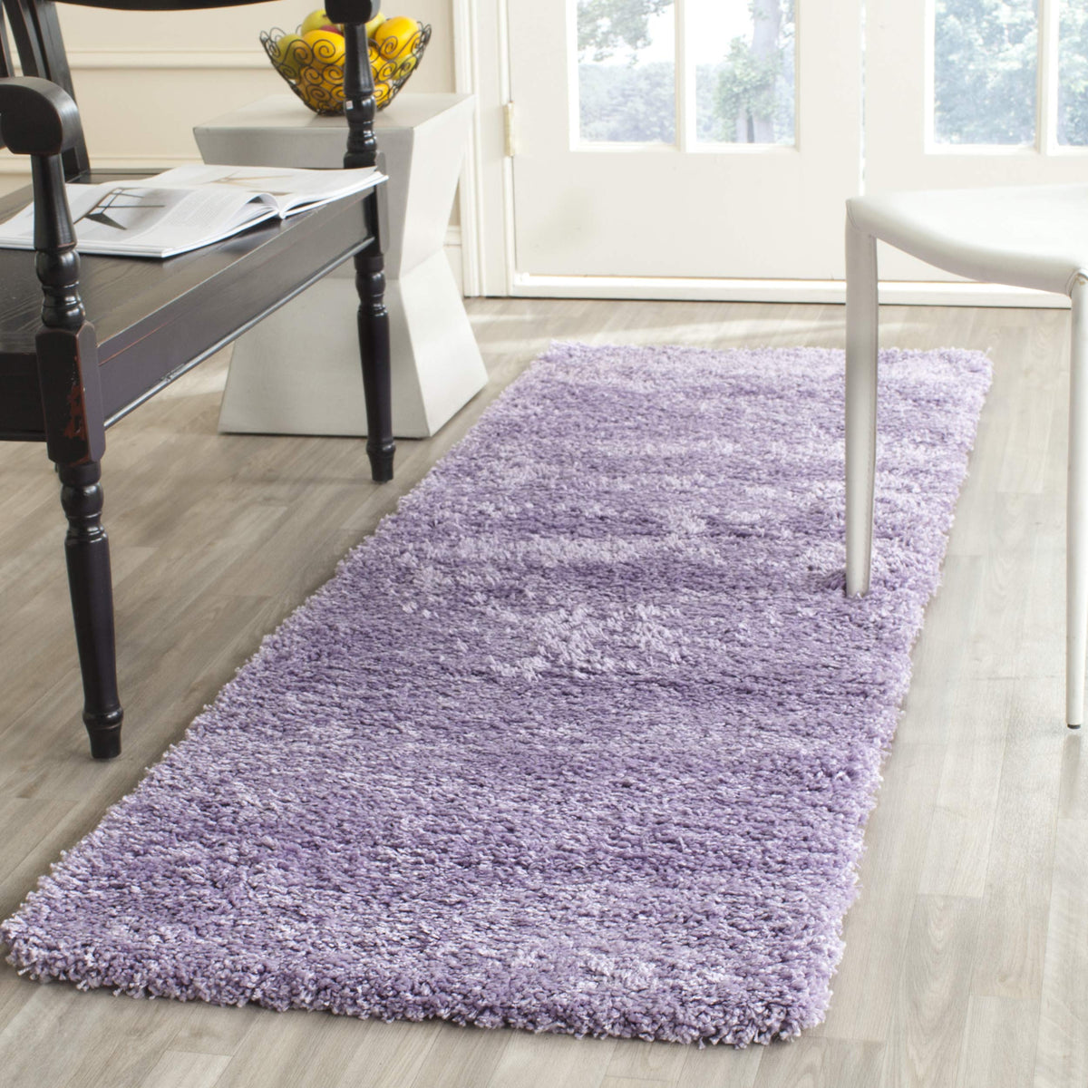 SAFAVIEH California Shag Collection Area Rug - 8' x 10', Ivory, Non-Shedding & Easy to Clean, Ultra Plush Thick Pile, Ideal for Living Room, Bedroom, Dining Space (SG151-1212)