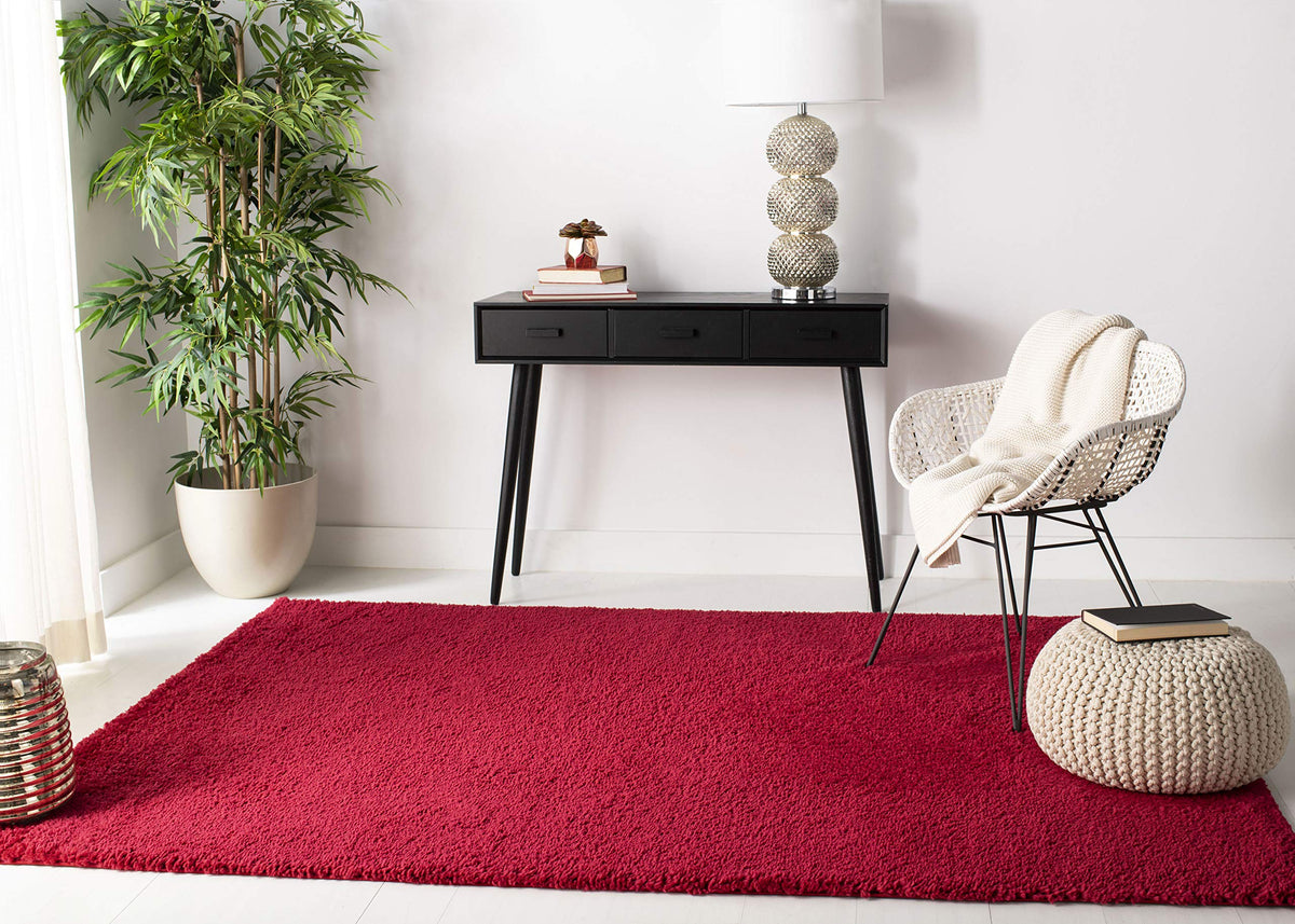SAFAVIEH August Shag Rug 8'x10', Soft Plush Modern Ivory AUG900C