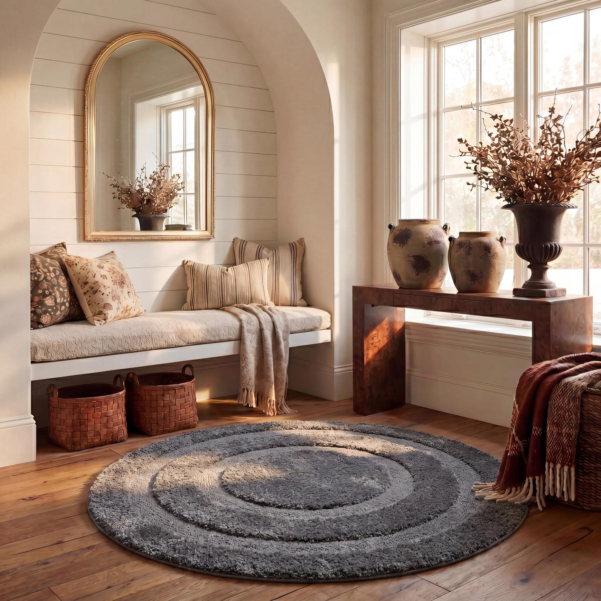 SAFAVIEH Florida Shag Rug 8'x10', Soft Plush Modern Cream SG454-1111