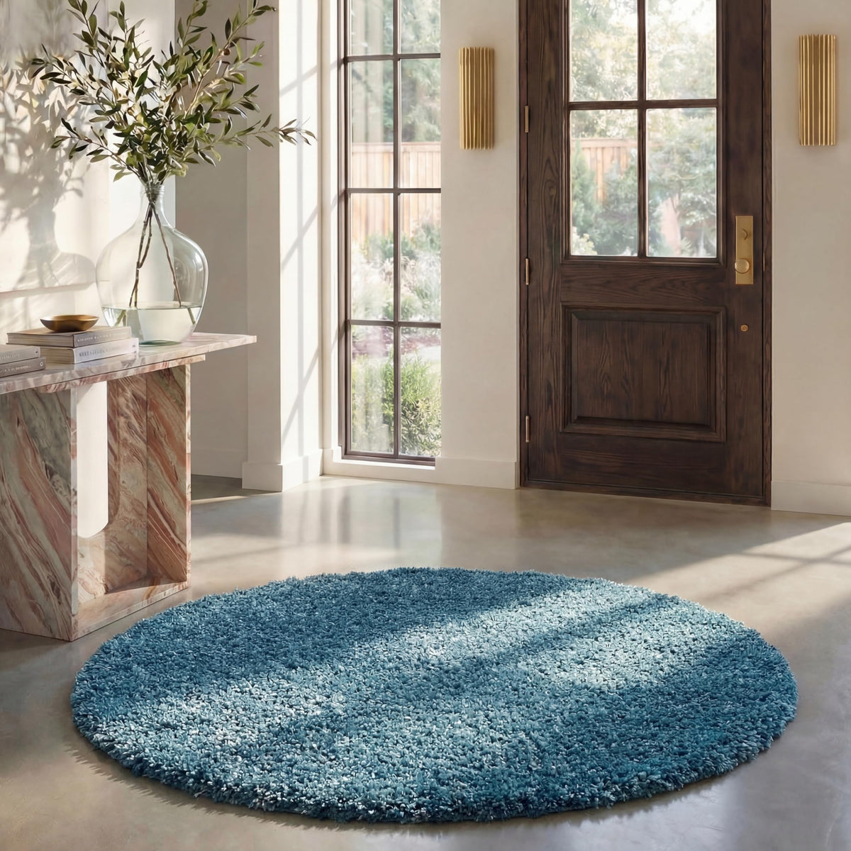 SAFAVIEH California Shag Collection Area Rug - 8' x 10', Ivory, Non-Shedding & Easy to Clean, Ultra Plush Thick Pile, Ideal for Living Room, Bedroom, Dining Space (SG151-1212)