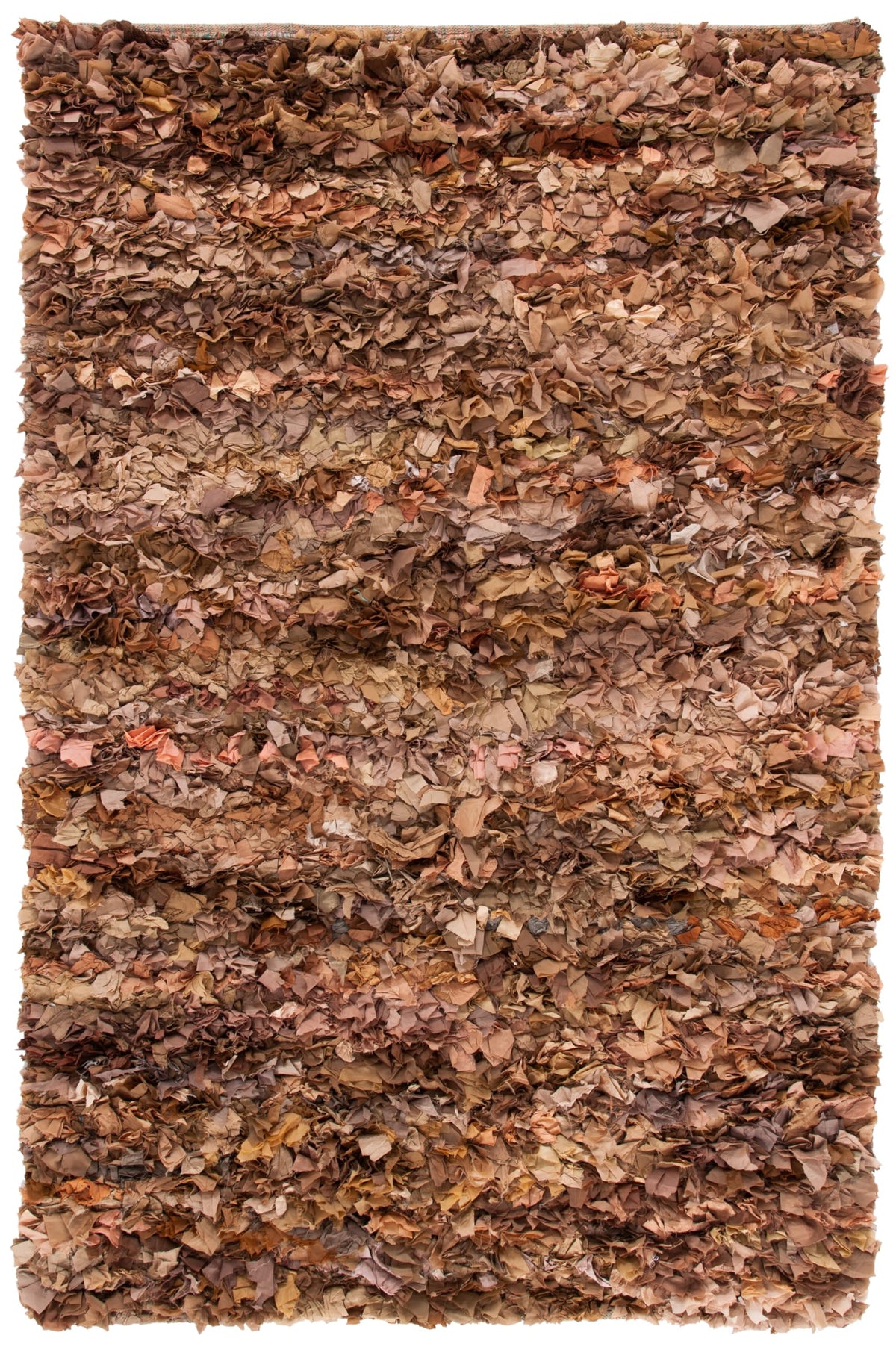 SAFAVIEH Rio Shag Collection Area Rug - 5' x 8', Creme, Handmade Decorative, 3.5-inch Thick Ideal for High Traffic Areas in Living Room, Bedroom (SG951W)