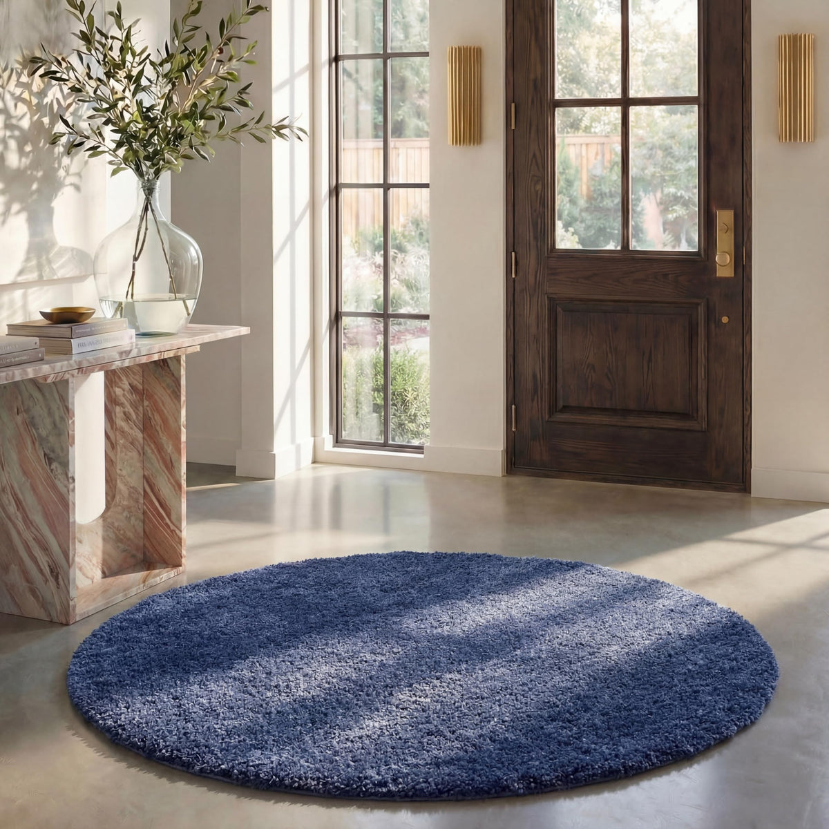 SAFAVIEH Area Rug 8x10 - California Shag Collection - Large - Beige, Non-Shedding & Easy to Clean, Ultra Plush Thick Pile, Ideal for Living Room, Bedroom, Dining Space (SG151-1313)