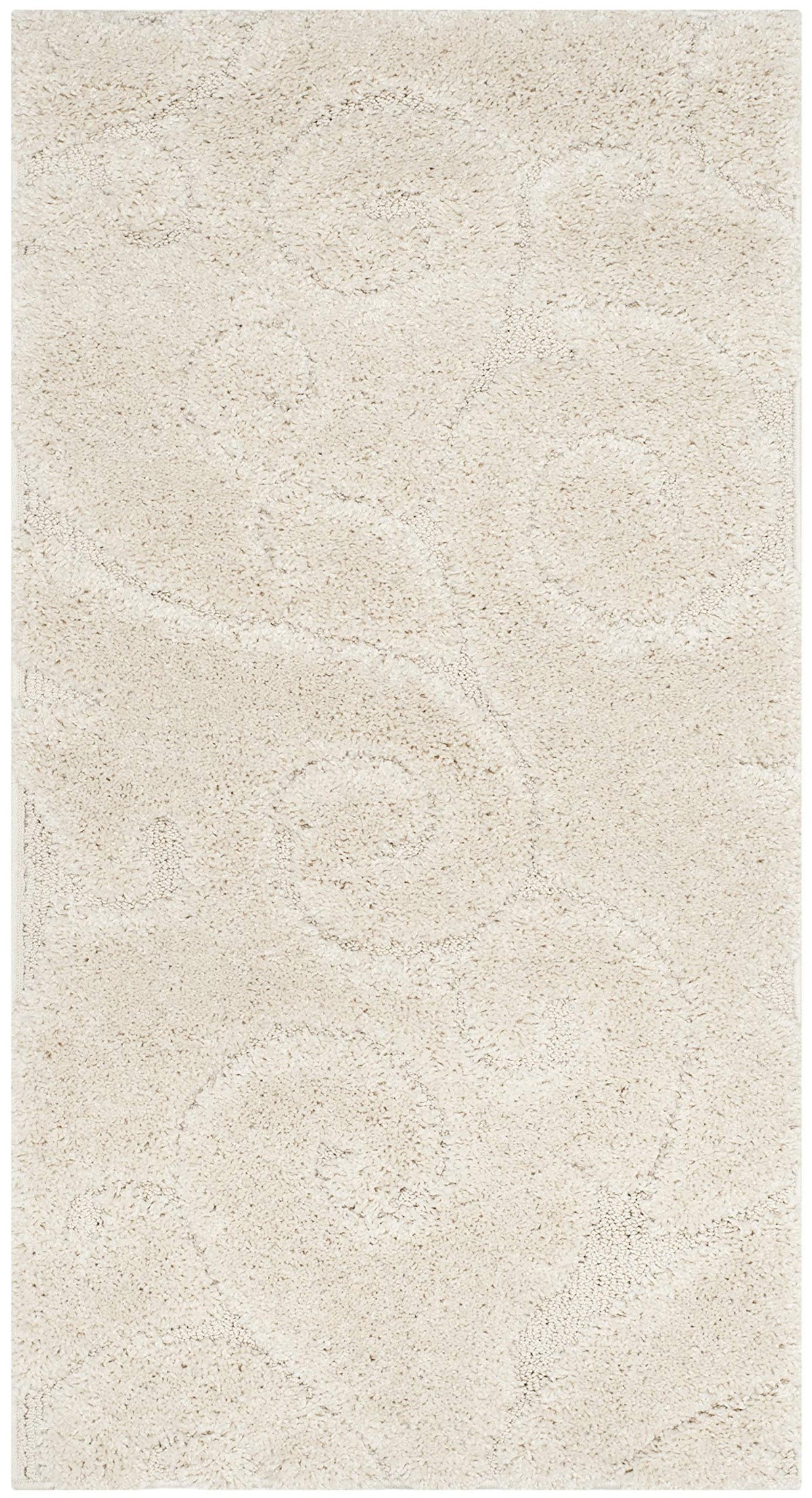 SAFAVIEH Florida Shag Rug 8'x10', Soft Plush Cream & Beige SG455-1113