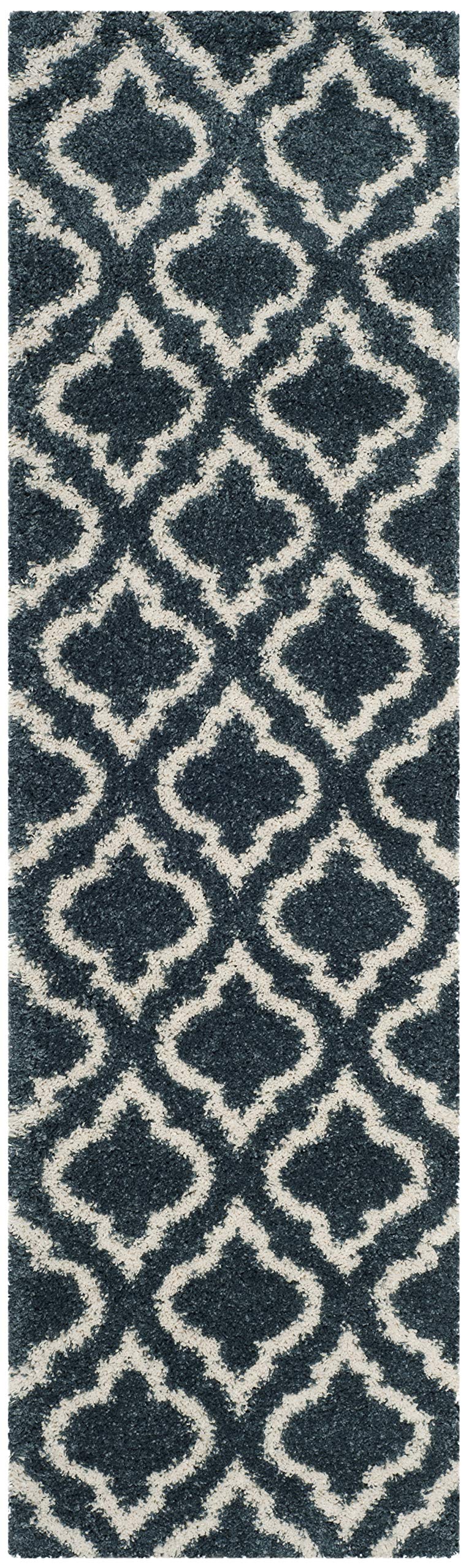 SAFAVIEH Hudson Shag Rug 8x10, Plush Large Multi Ivory & Beige SGH284E