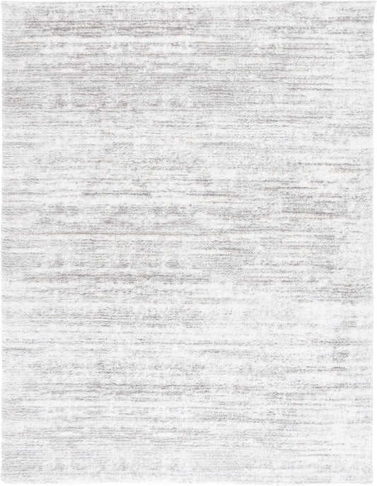 SAFAVIEH Tahoe Shag Rug 9x12, Plush Large Ivory & Grey THO653A