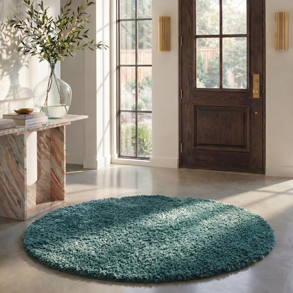SAFAVIEH August Shag Rug 8'x10', Soft Plush Modern Ivory AUG900C