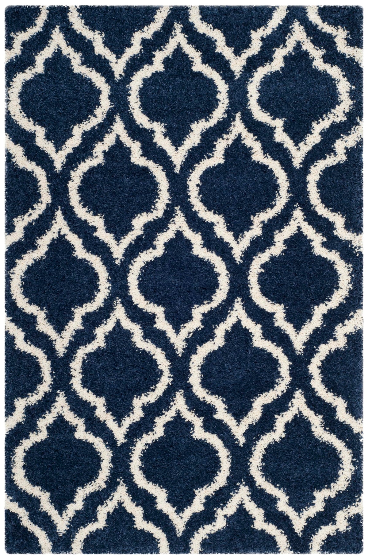 SAFAVIEH Hudson Shag Rug 8x10, Plush Large Multi Ivory & Beige SGH284E