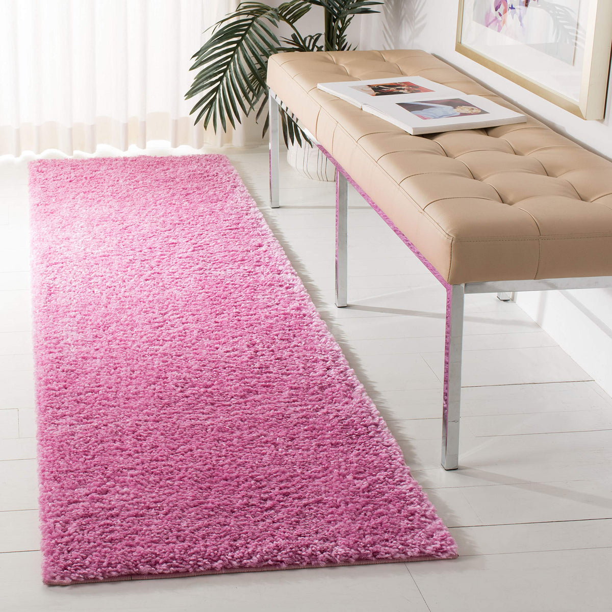 SAFAVIEH August Shag Rug 8'x10', Soft Plush Modern Ivory AUG900C