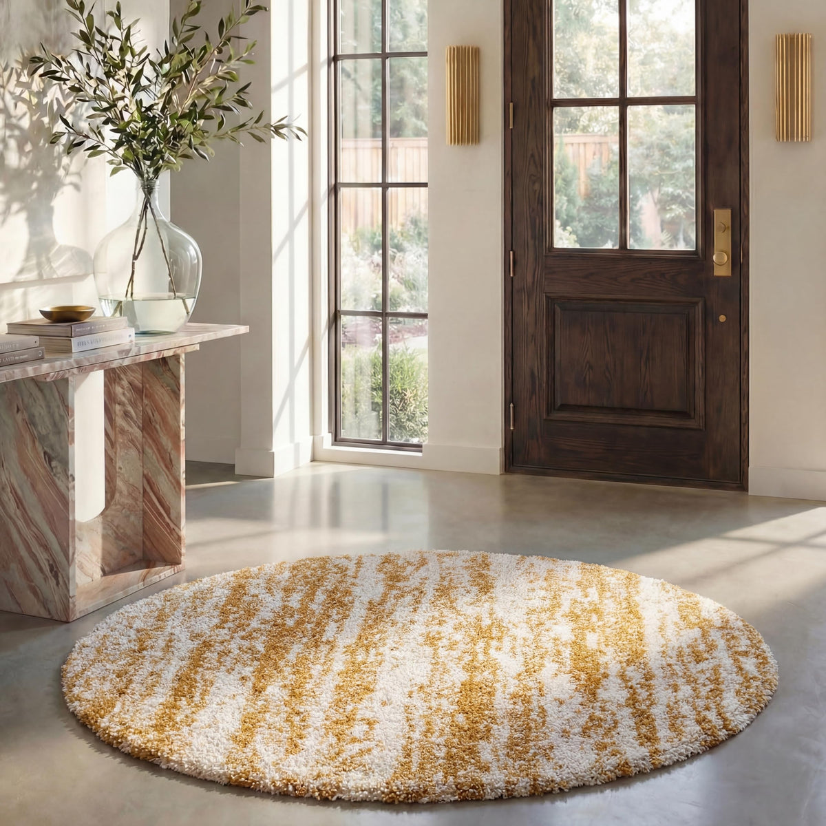 SAFAVIEH Hudson Shag Rug 9x12, Large Ivory & Beige SGH206B