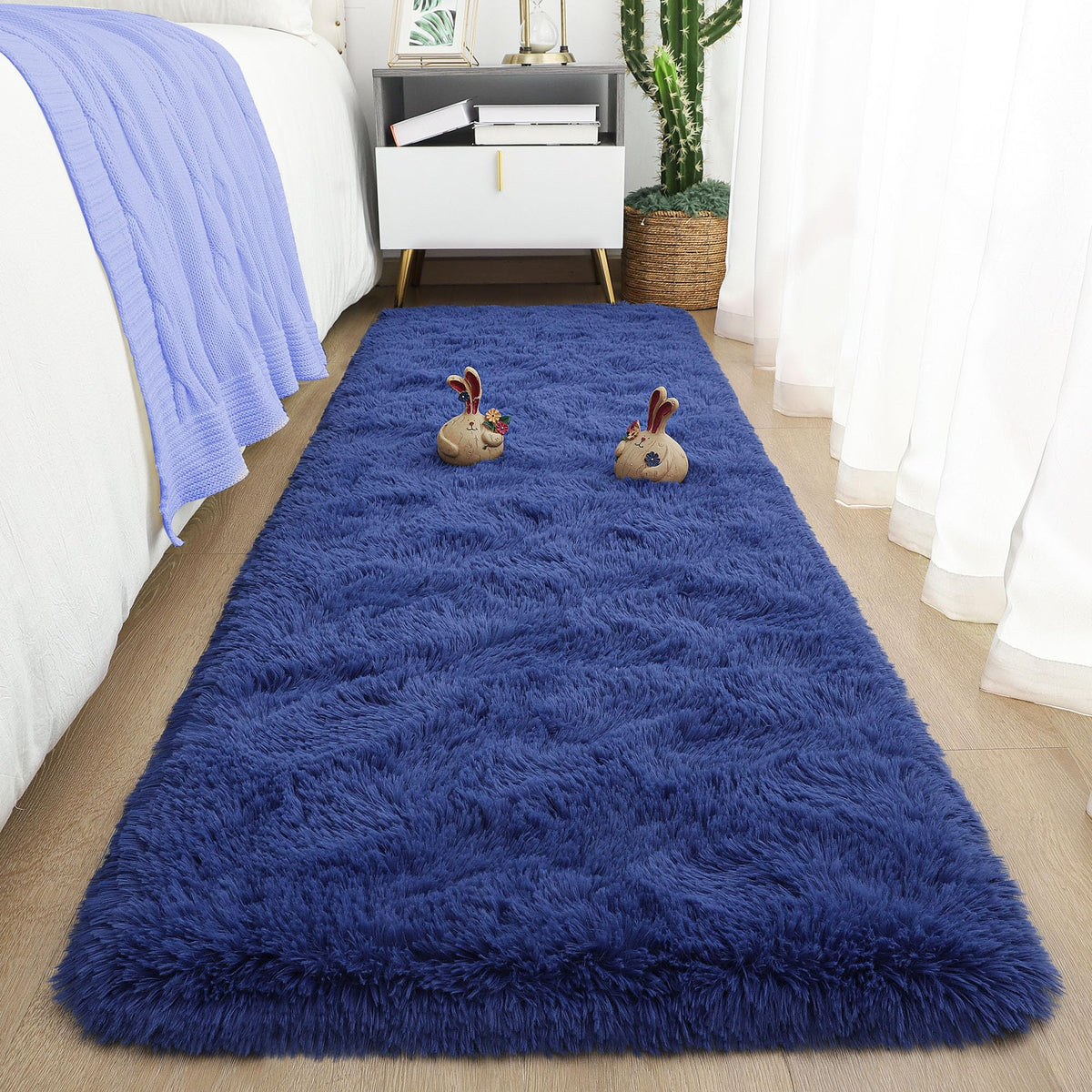 Tepook Fluffy Large Rugs for Living Room, 8x10 Area Rugs for Bedroom