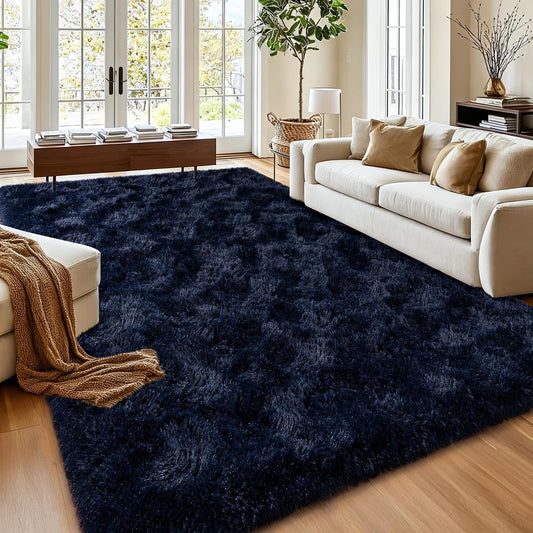 Mugorn Small Soft Shag Rugs for Bedroom, 4x6 Fluffy Area Rugs for Living Room