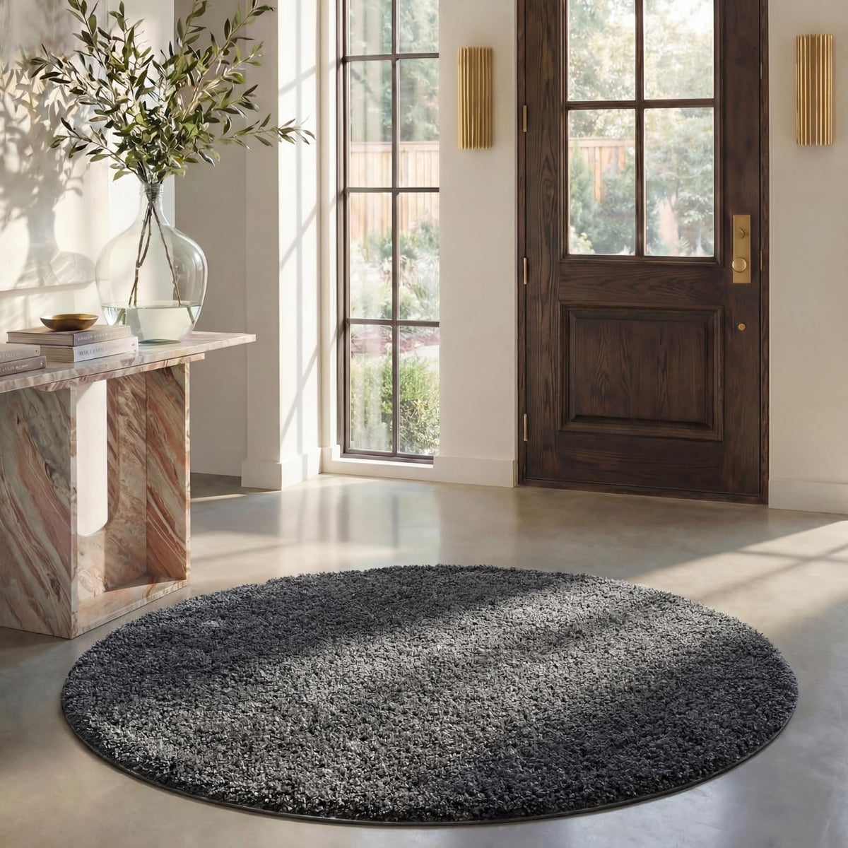 SAFAVIEH Area Rug 8x10 - California Shag Collection - Large - Beige, Non-Shedding & Easy to Clean, Ultra Plush Thick Pile, Ideal for Living Room, Bedroom, Dining Space (SG151-1313)