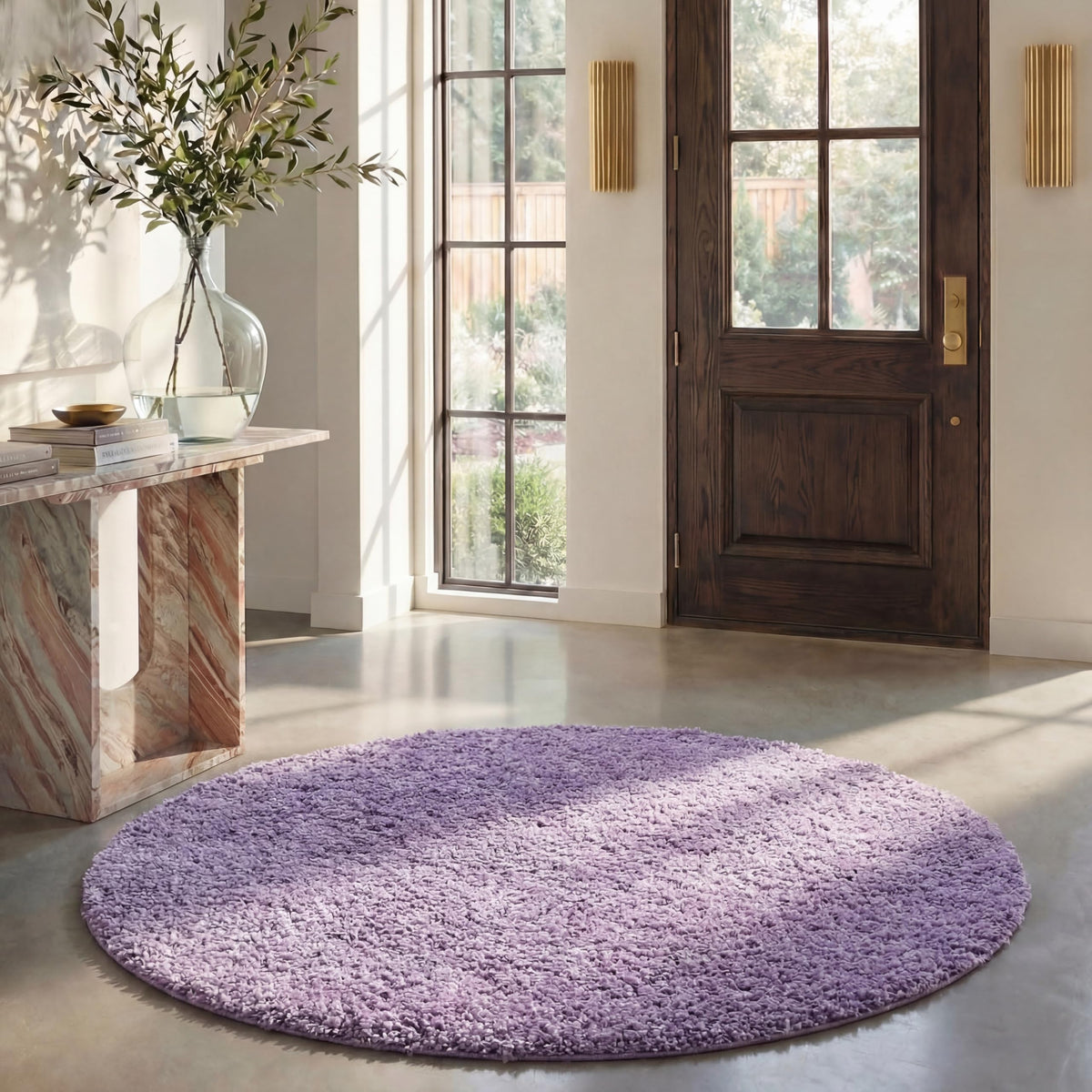 SAFAVIEH Area Rug 8x10 - California Shag Collection - Large - Beige, Non-Shedding & Easy to Clean, Ultra Plush Thick Pile, Ideal for Living Room, Bedroom, Dining Space (SG151-1313)
