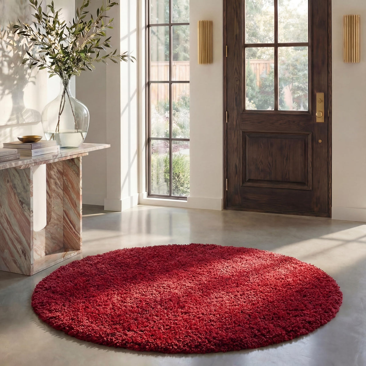 SAFAVIEH Area Rug 8x10 - California Shag Collection - Large - Beige, Non-Shedding & Easy to Clean, Ultra Plush Thick Pile, Ideal for Living Room, Bedroom, Dining Space (SG151-1313)