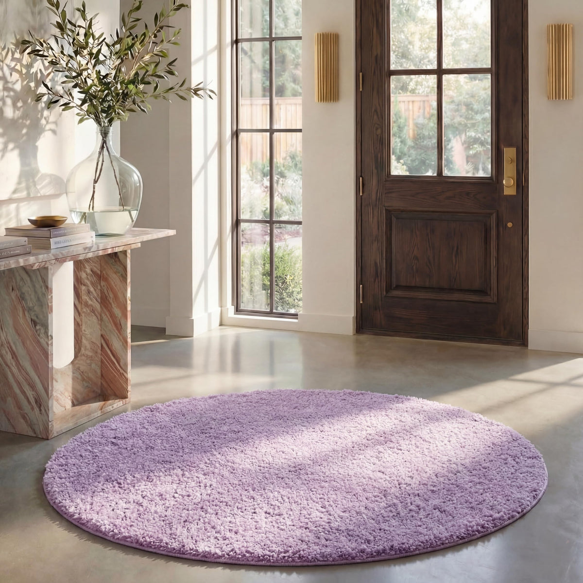 SAFAVIEH August Shag Rug 8'x10', Soft Plush Modern Ivory AUG900C