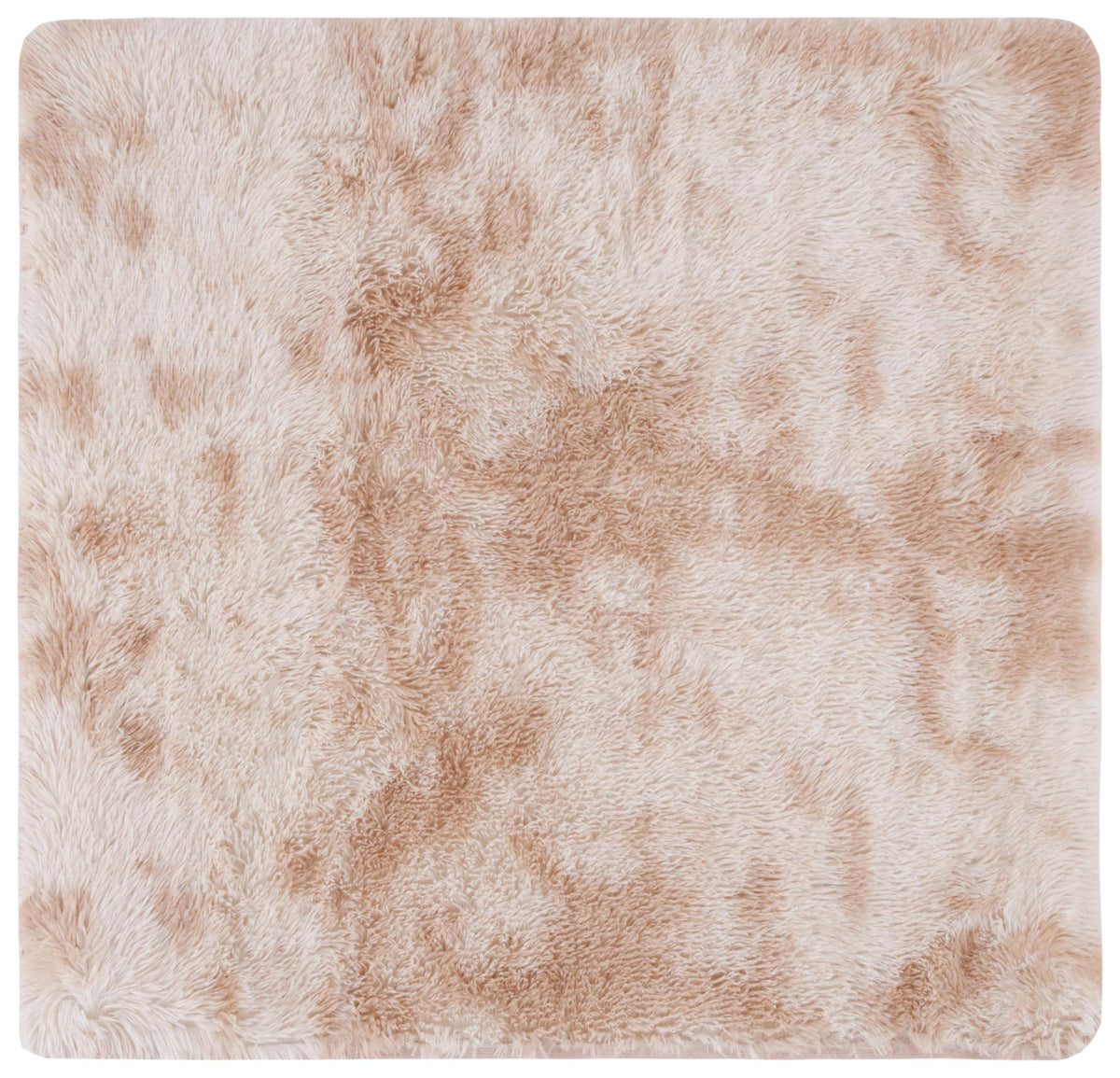 SAFAVIEH Rainbow Shag Collection Area Rug - 8' x 10', Light Beige, Slip Resistant, Non-Shedding & Easy Care, 1.6-inch Thick, Ideal for Living Room, Bedroom, Home Office, Dining Space (RBO100A-8)