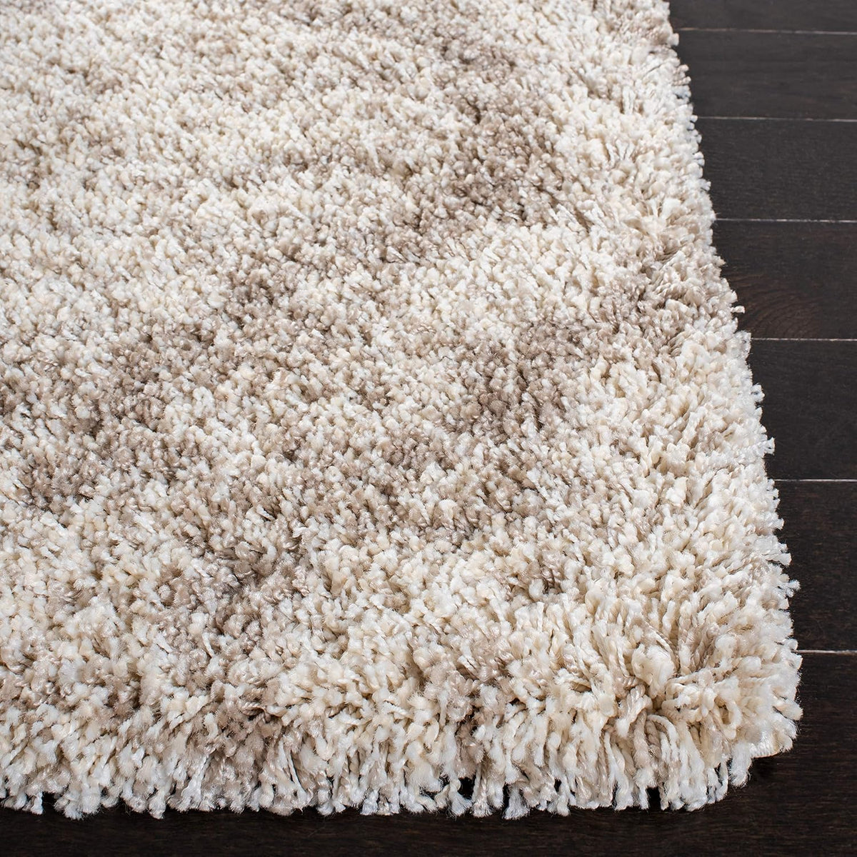 SAFAVIEH Hudson Shag Rug 8x10, Plush Large Multi Ivory & Beige SGH284E