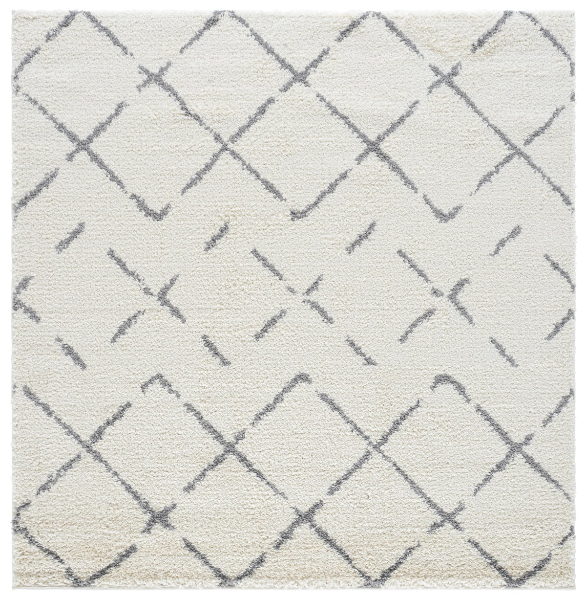 SAFAVIEH Arizona Shag Rug 5'1"x7'6", Soft Plush Ivory & Beige ASG743A