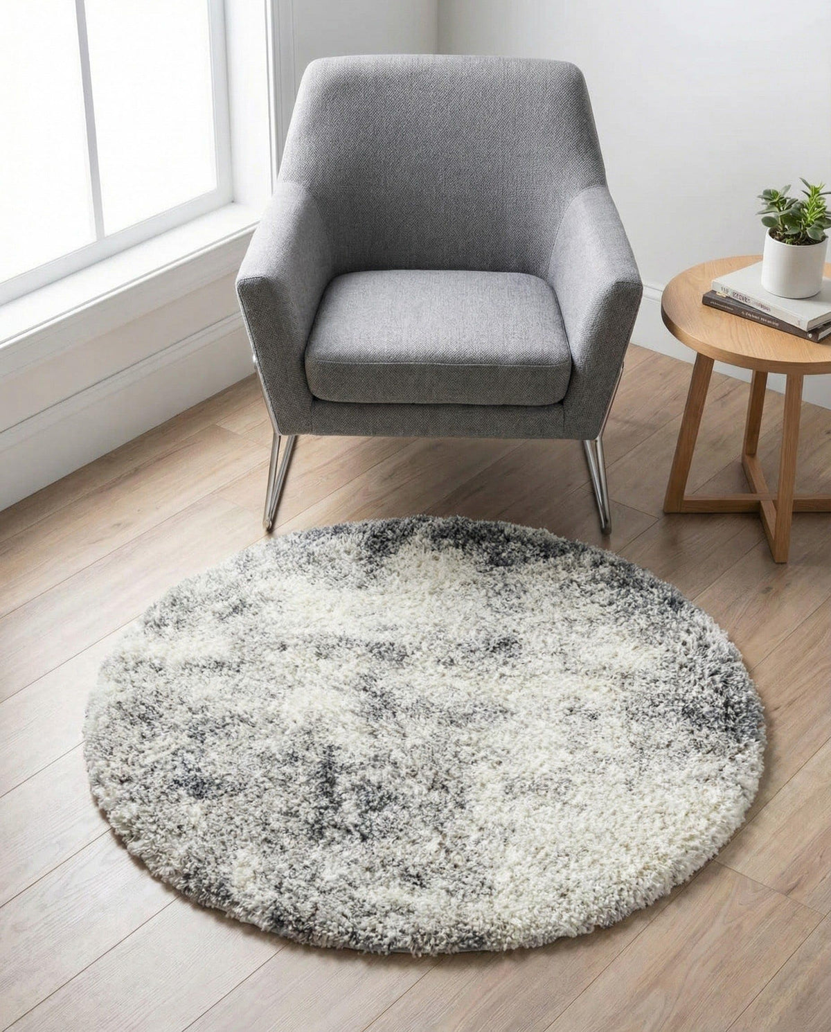 Rugs.com - Soft Touch Shag Rug – 7' 1 x 10' Khaki Shag Rug – Plush Easy-Clean Area Rug, Ideal for Bedrooms, Living Rooms, and Offices
