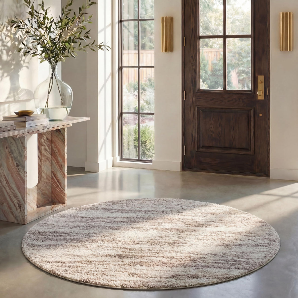 SAFAVIEH Hudson Shag Rug 9x12, Large Ivory & Beige SGH206B