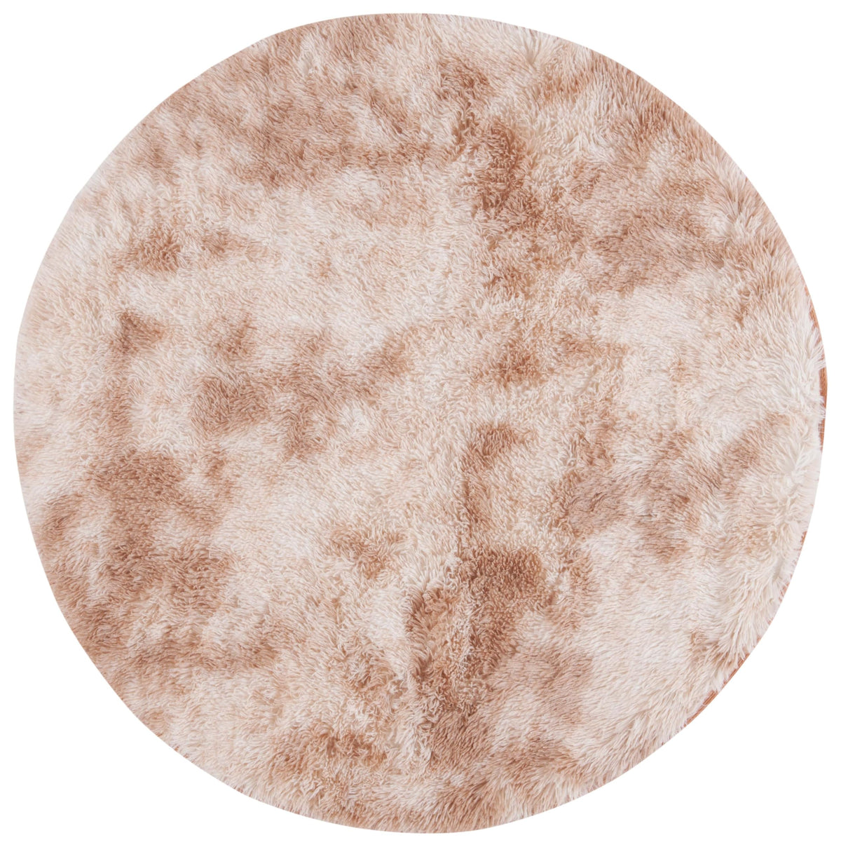 SAFAVIEH Rainbow Shag Collection Area Rug - 8' x 10', Light Beige, Slip Resistant, Non-Shedding & Easy Care, 1.6-inch Thick, Ideal for Living Room, Bedroom, Home Office, Dining Space (RBO100A-8)