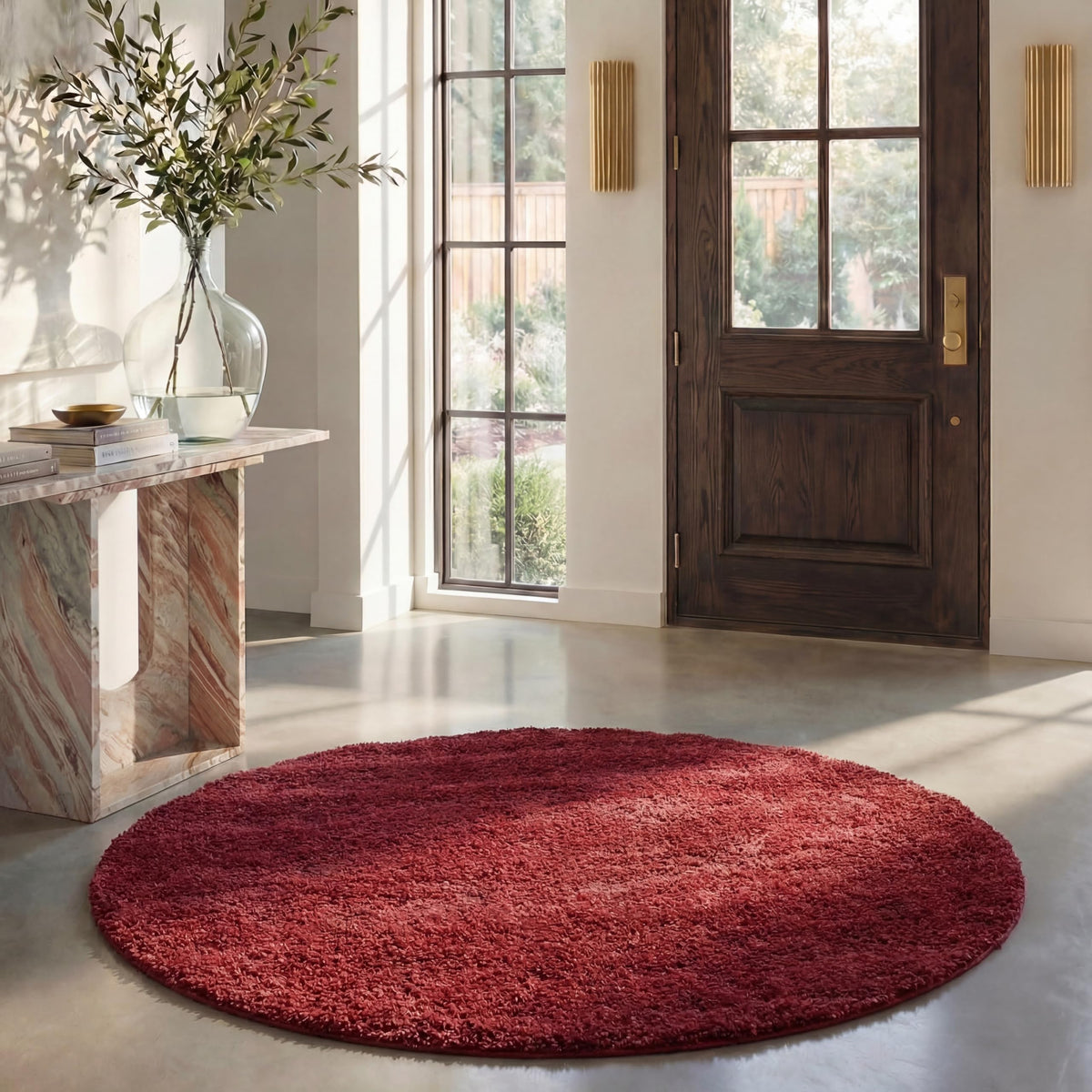 SAFAVIEH Area Rug 8x10 - California Shag Collection - Large - Beige, Non-Shedding & Easy to Clean, Ultra Plush Thick Pile, Ideal for Living Room, Bedroom, Dining Space (SG151-1313)