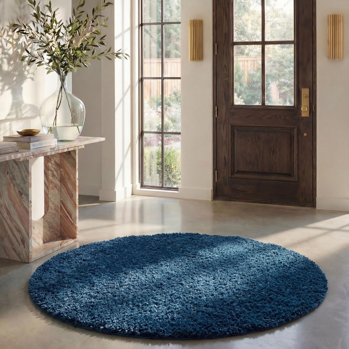 SAFAVIEH August Shag Rug 8'x10', Soft Plush Modern Ivory AUG900C