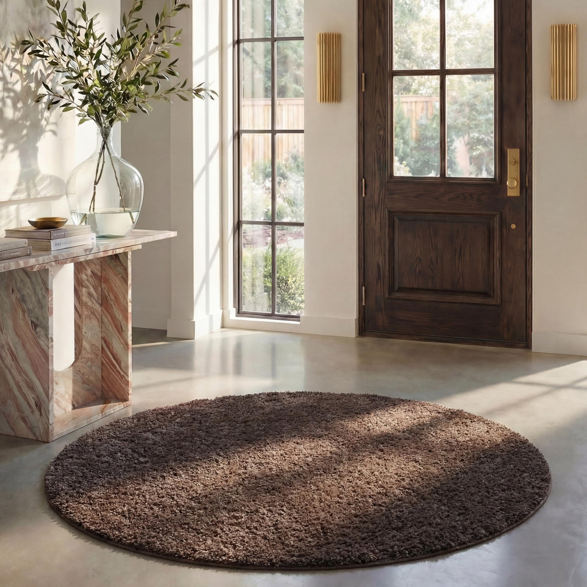 SAFAVIEH August Shag Rug 8'x10', Soft Plush Modern Ivory AUG900C
