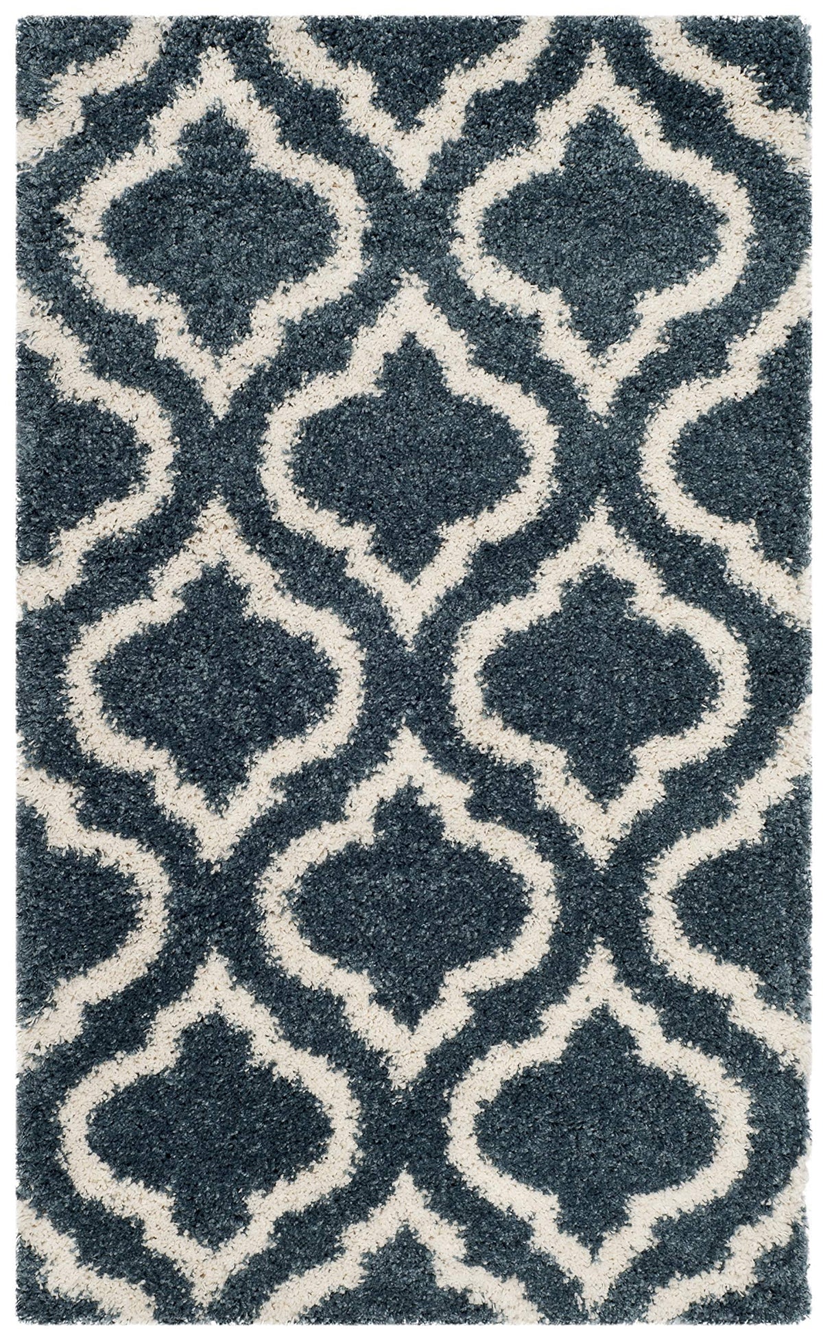 SAFAVIEH Hudson Shag Rug 8x10, Plush Large Multi Ivory & Beige SGH284E