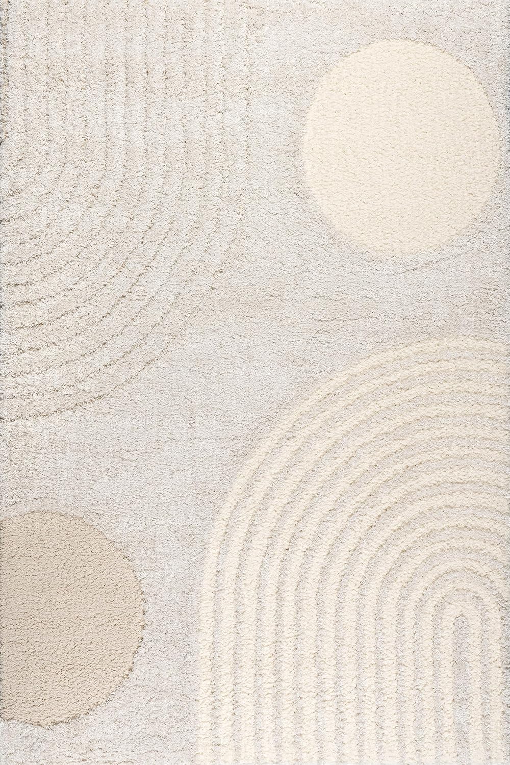 nuLOOM Gloria Beige Abstract Power Loomed Area Rug, 9' x 12'