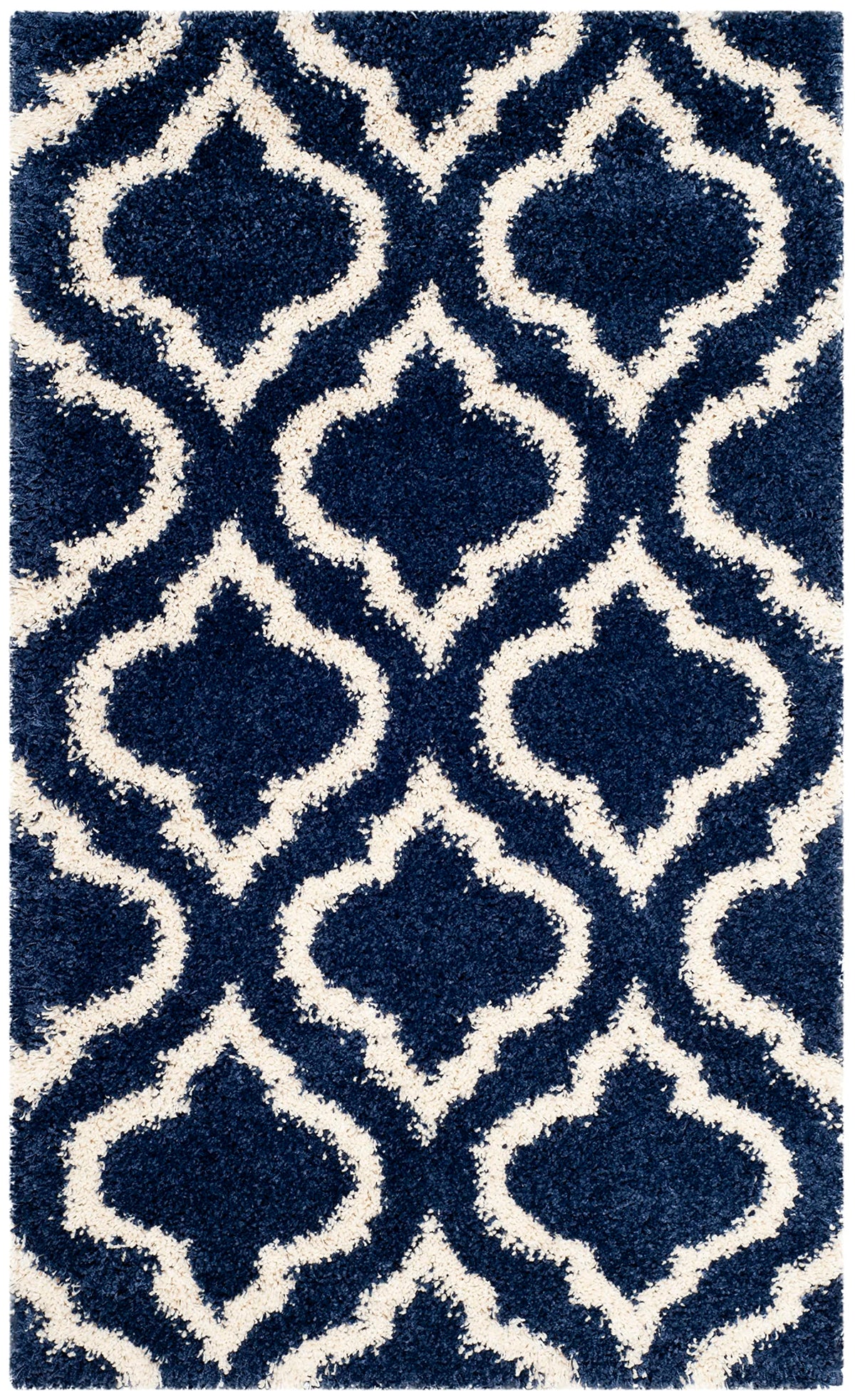 SAFAVIEH Hudson Shag Rug 8x10, Plush Large Multi Ivory & Beige SGH284E