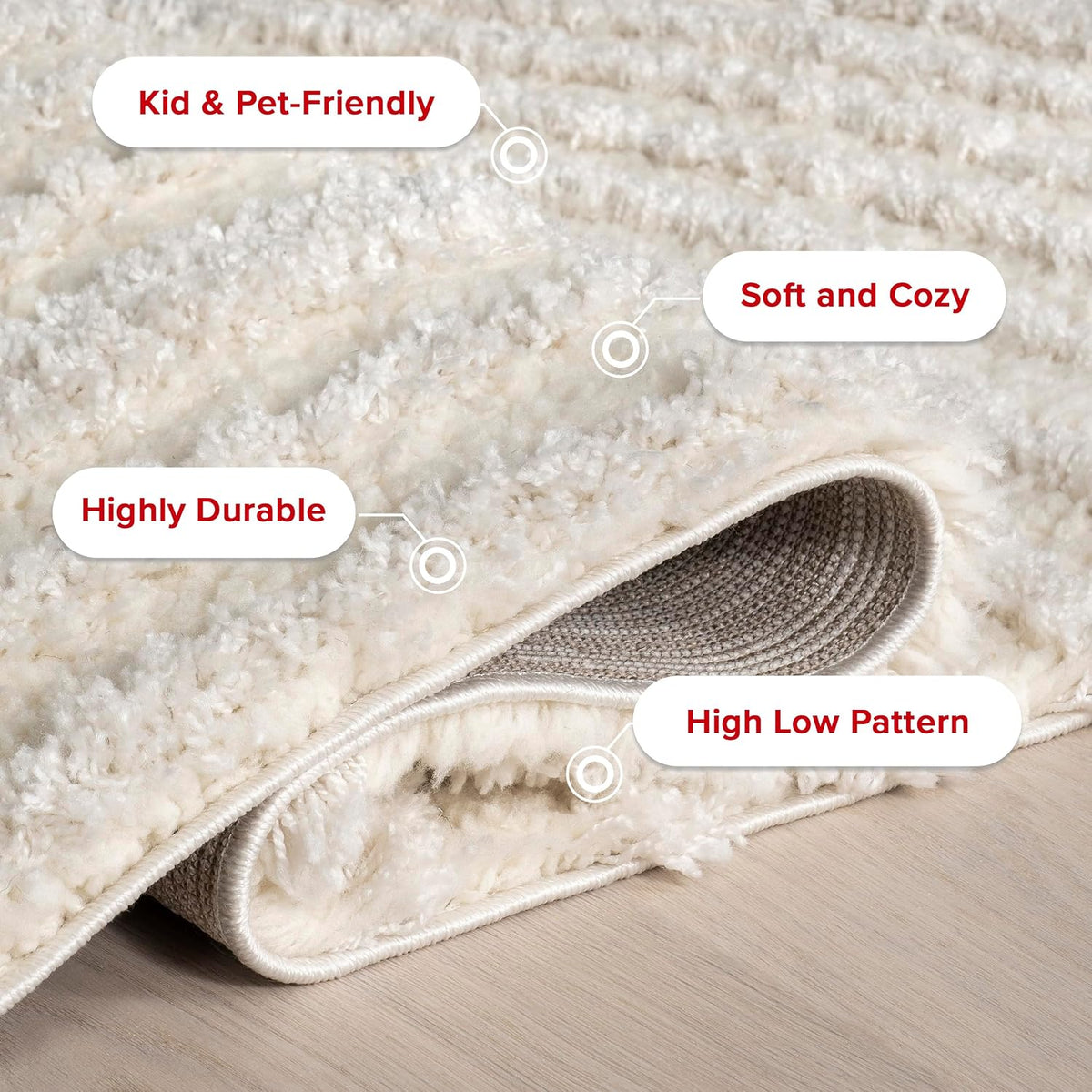nuLOOM Gloria Beige Abstract Power Loomed Area Rug, 9' x 12'