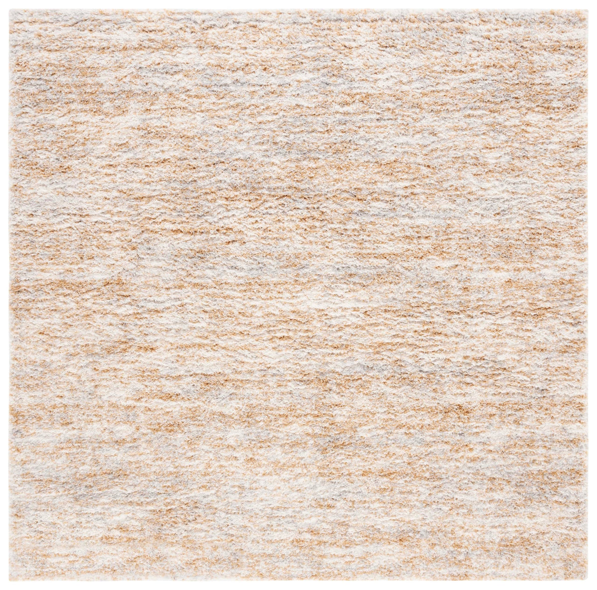SAFAVIEH Berber Shag Rug 8x10, Large Ivory & Beige BER563A