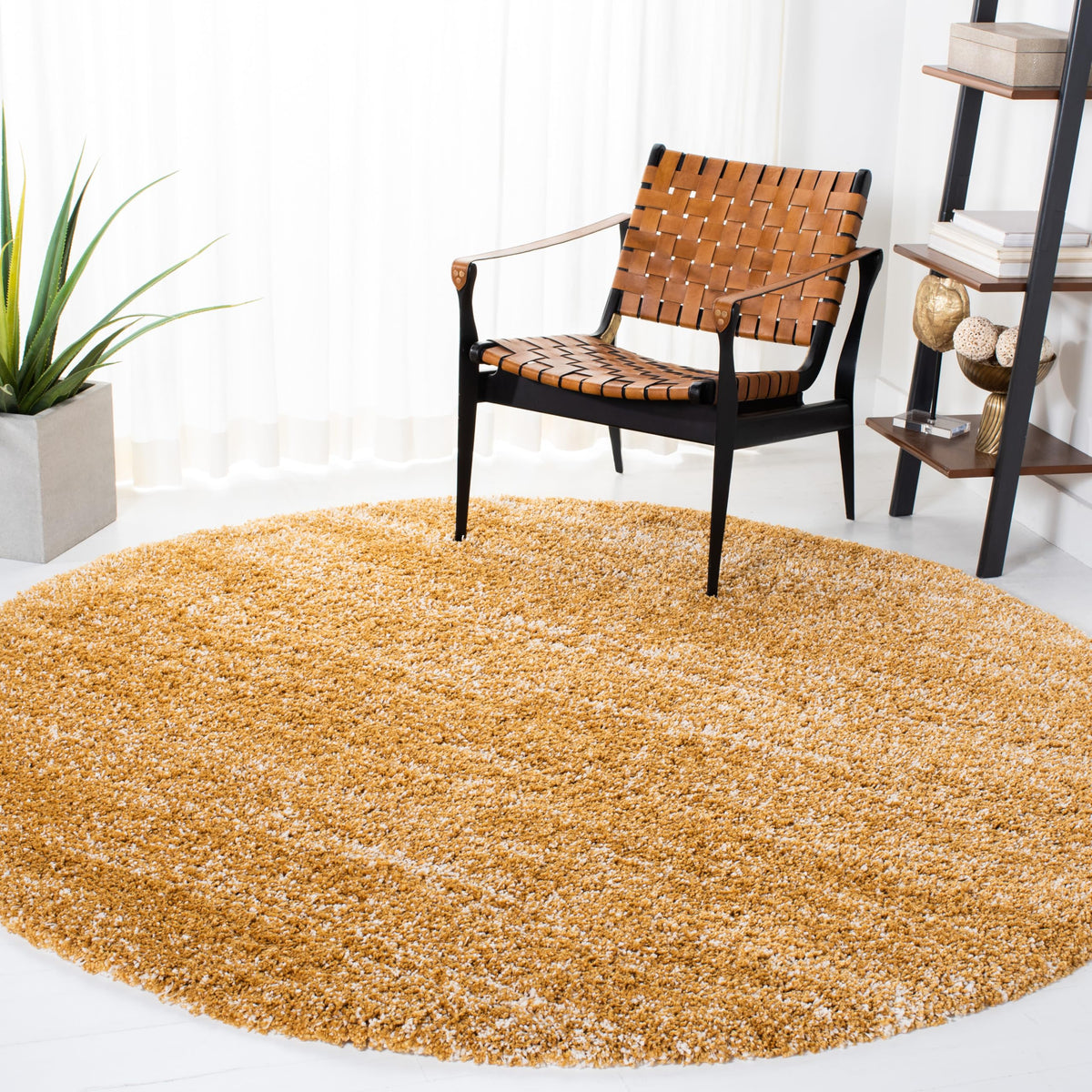 SAFAVIEH Hudson Shag Rug 10x14, Plush X-Large Ivory & Grey SGH295B