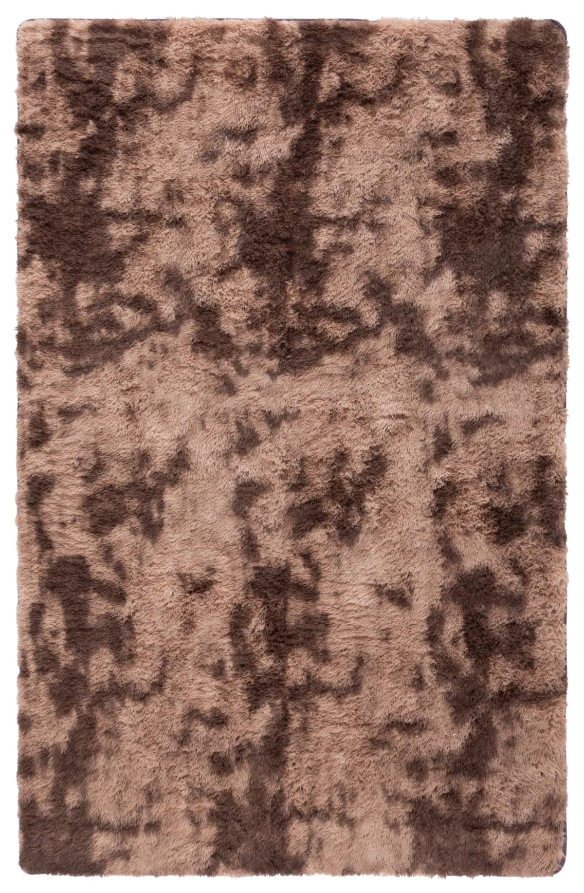 SAFAVIEH Rainbow Shag Collection Area Rug - 8' x 10', Light Beige, Slip Resistant, Non-Shedding & Easy Care, 1.6-inch Thick, Ideal for Living Room, Bedroom, Home Office, Dining Space (RBO100A-8)