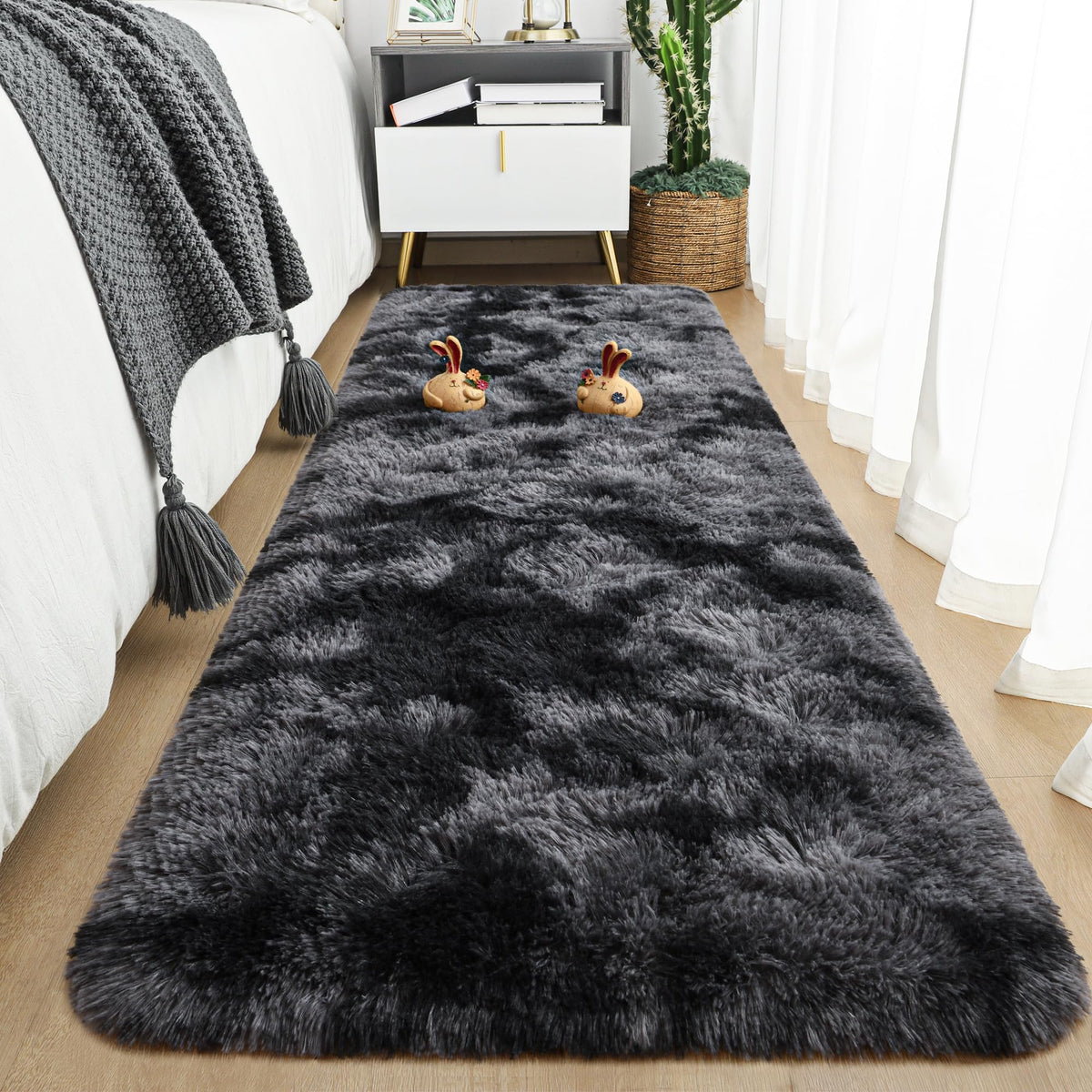 Tepook Fluffy Large Rugs for Living Room, 8x10 Area Rugs for Bedroom