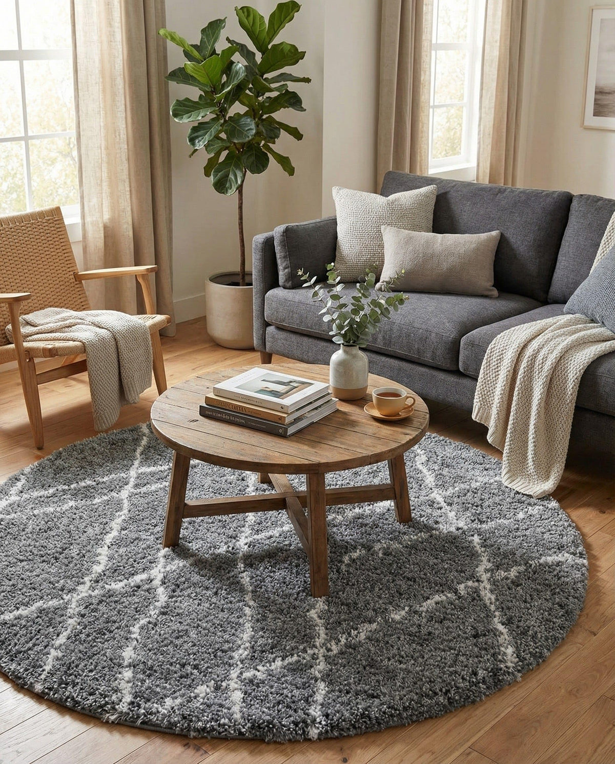 Rugs.com - Soft Touch Shag Rug – 6' 1 x 9' Sage Green Plush Shag Rug – Ultra Soft High Pile Area Rug for Bedroom, Living Room, and Home Office