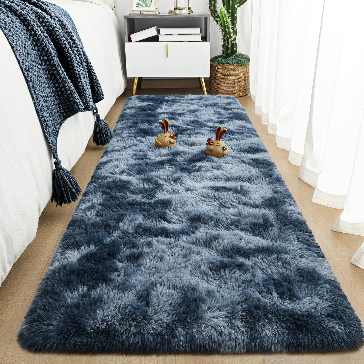 Tepook Fluffy Large Rugs for Living Room, 8x10 Area Rugs for Bedroom