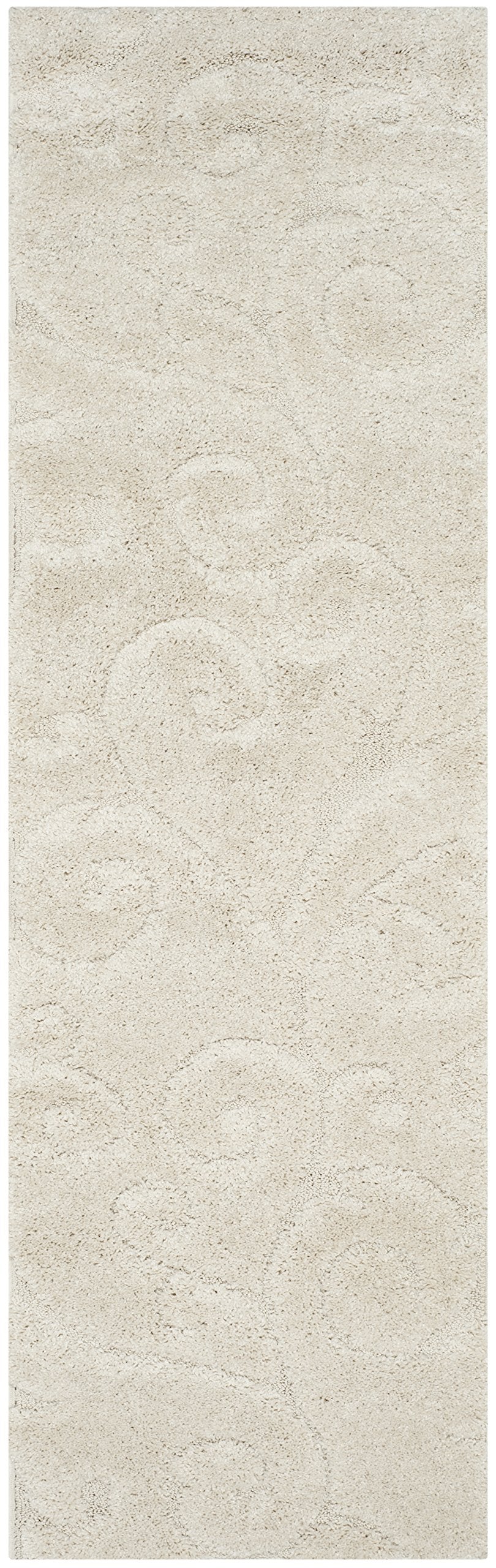 SAFAVIEH Florida Shag Rug 8'x10', Soft Plush Cream & Beige SG455-1113