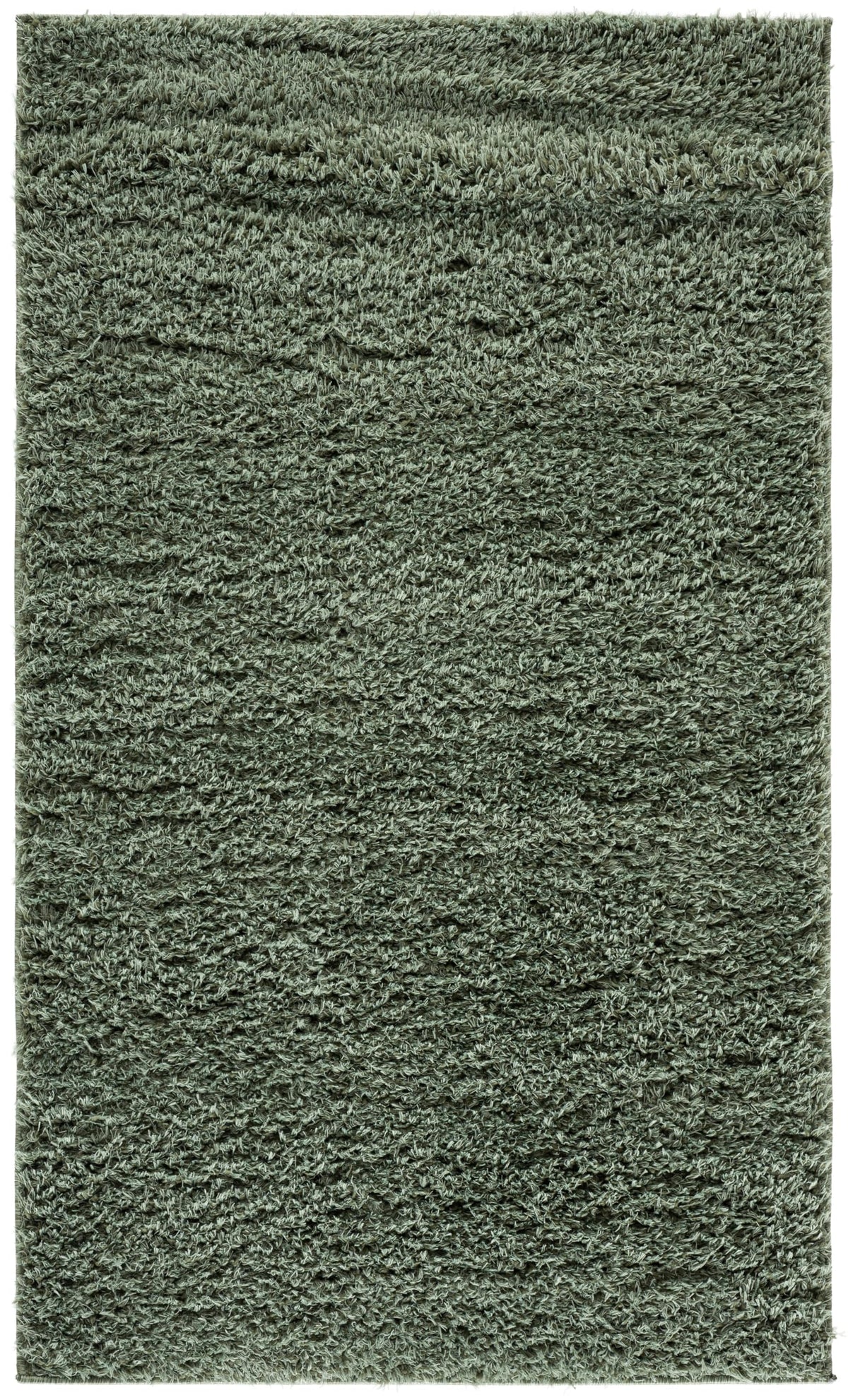 SAFAVIEH Lindsay Shag Collection Area Rug - 4' x 6', Green, Contemporary Design, Ideal for High Traffic Areas in Living Room, Bedroom & Dining Room (LNS560Y-4)