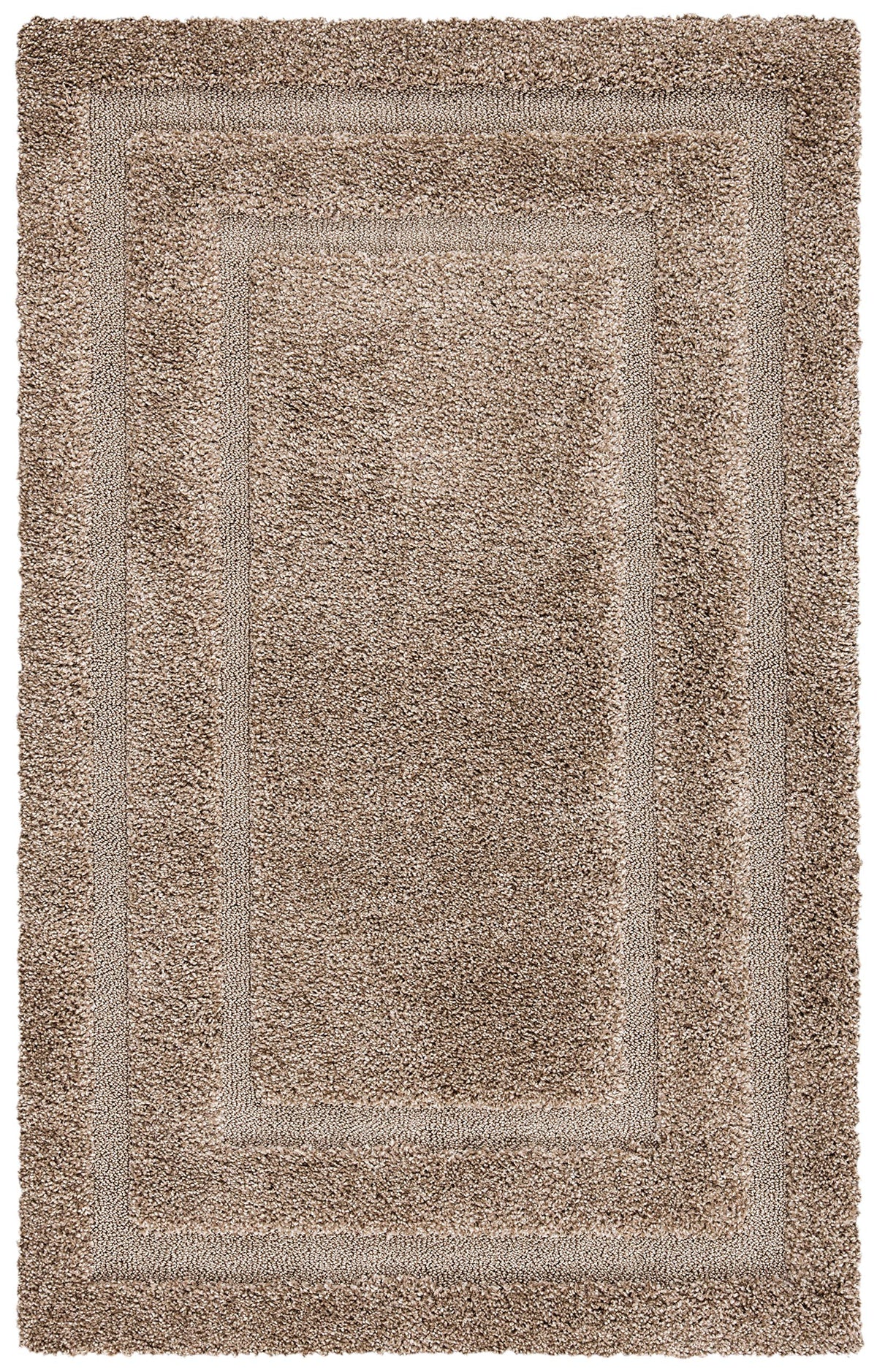 SAFAVIEH Florida Shag Rug 8'x10', Soft Plush Modern Cream SG454-1111