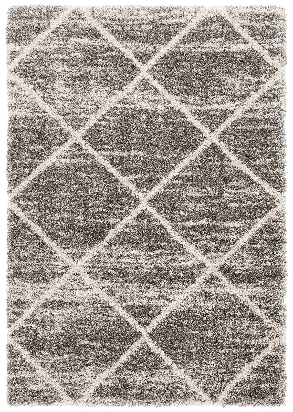 SAFAVIEH Hudson Shag Rug 8'x10', Soft Plush Moroccan Ivory & Beige SGH281D