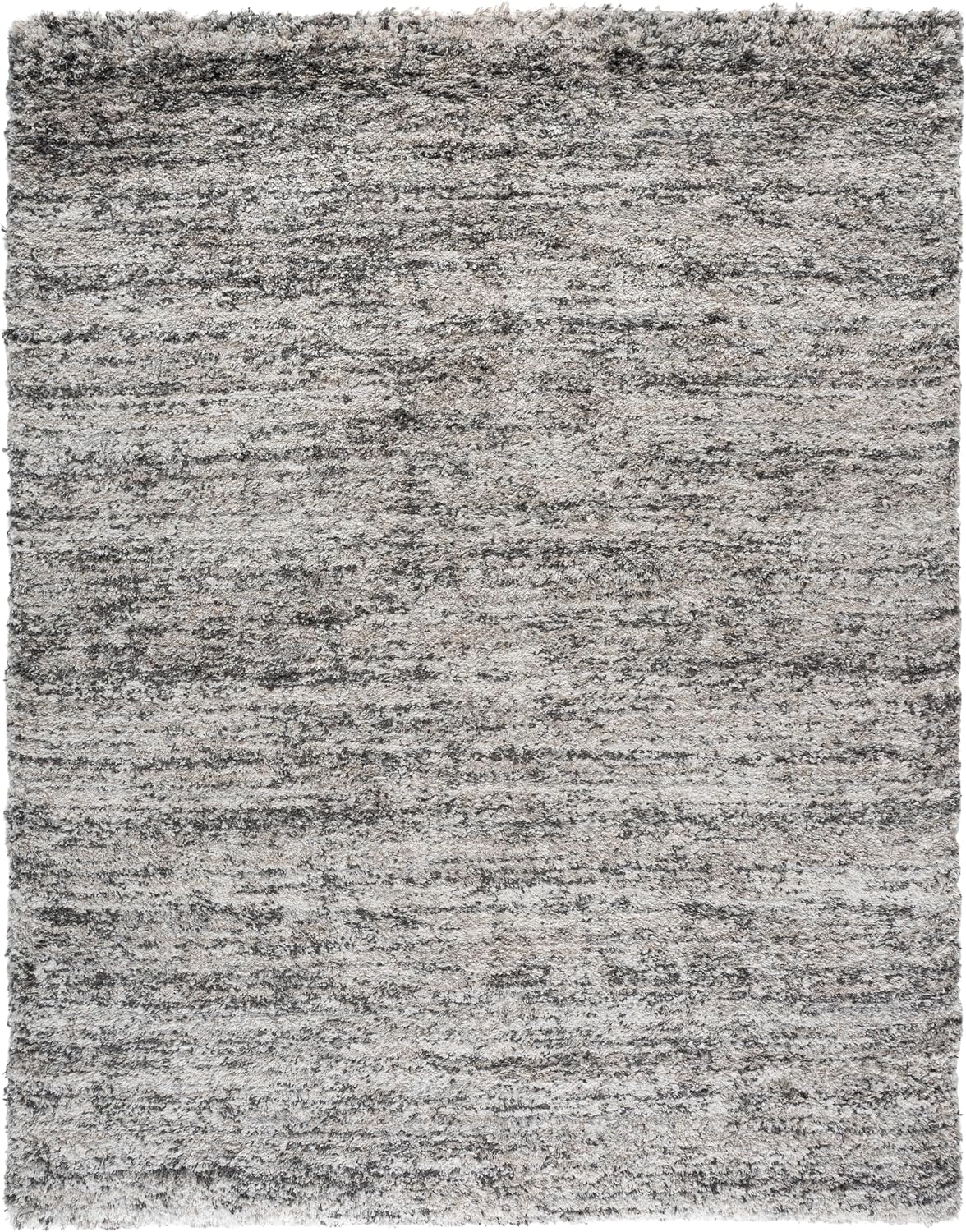 SAFAVIEH Iceland Shag Collection Area Rug - 10' x 14', Cream & Grey, Modern Design, Easy Care, 2.5-inch Thick Ideal for High Traffic Areas in Living Room, Bedroom (ISG519A)