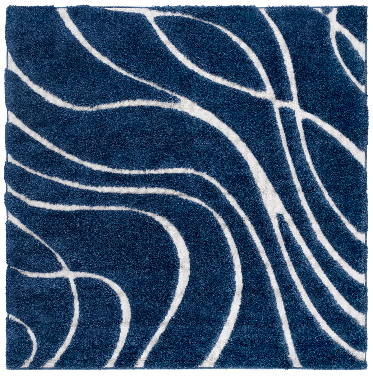 SAFAVIEH Florida Shag Rug 6'x9', Soft Plush Modern Cream & Beige SG471-1113