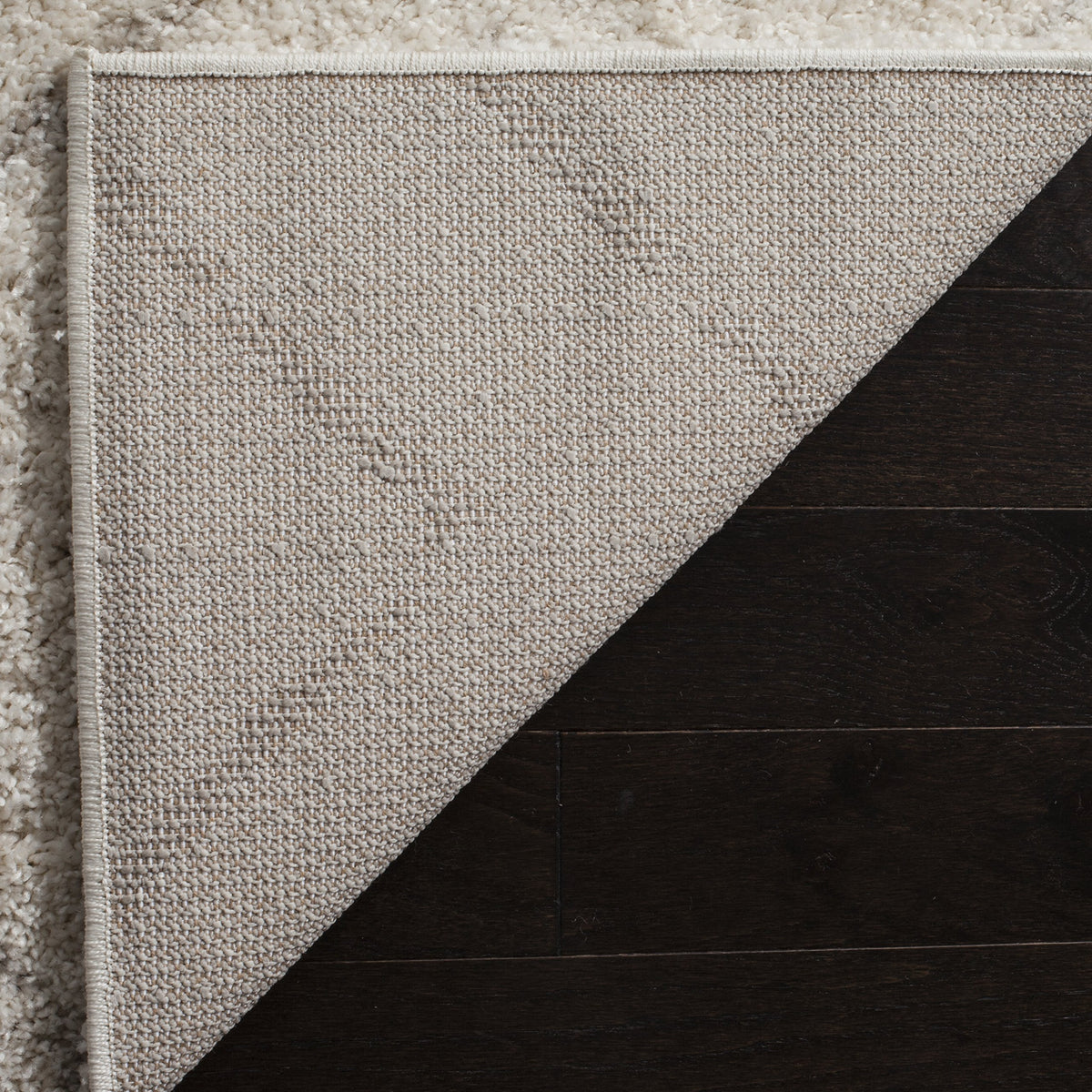 SAFAVIEH Arizona Shag Rug 5'1"x7'6", Soft Plush Ivory & Beige ASG743A