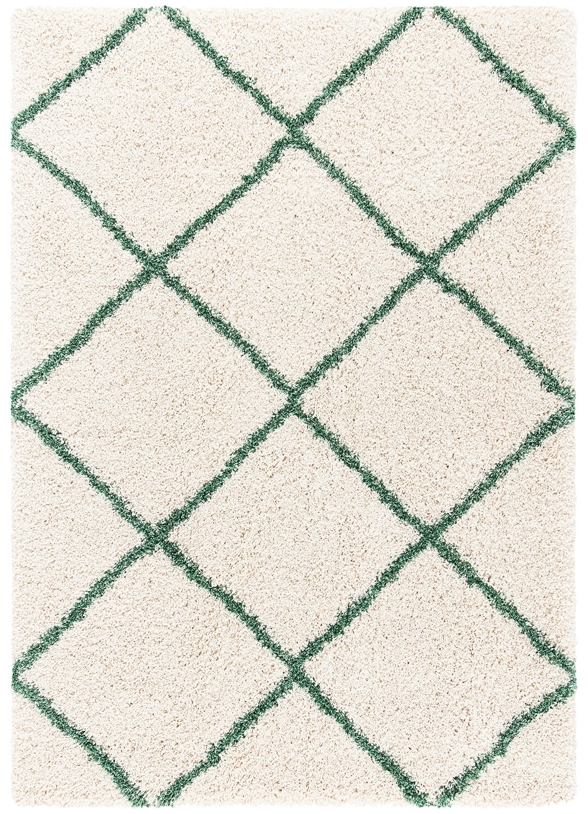 SAFAVIEH Hudson Shag Rug 8'x10', Soft Plush Moroccan Ivory & Beige SGH281D
