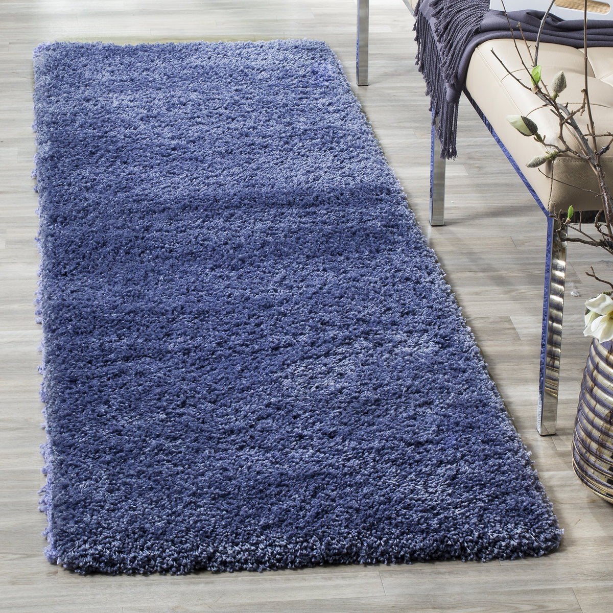 SAFAVIEH Area Rug 8x10 - California Shag Collection - Large - Beige, Non-Shedding & Easy to Clean, Ultra Plush Thick Pile, Ideal for Living Room, Bedroom, Dining Space (SG151-1313)
