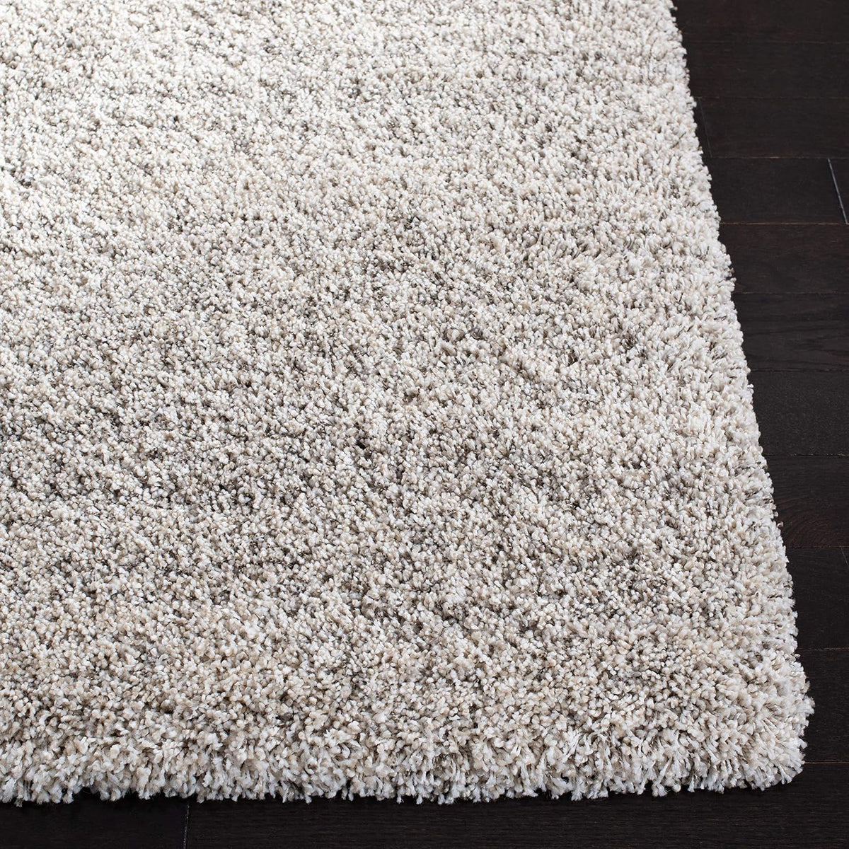 SAFAVIEH Hudson Shag Rug 10x14, Plush X-Large Ivory & Grey SGH295B